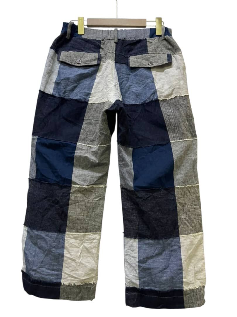Issey Miyake Vintage Plantation x Issey Miyake Patchwork Wide Leg Pants Size US 29 - 7 Thumbnail