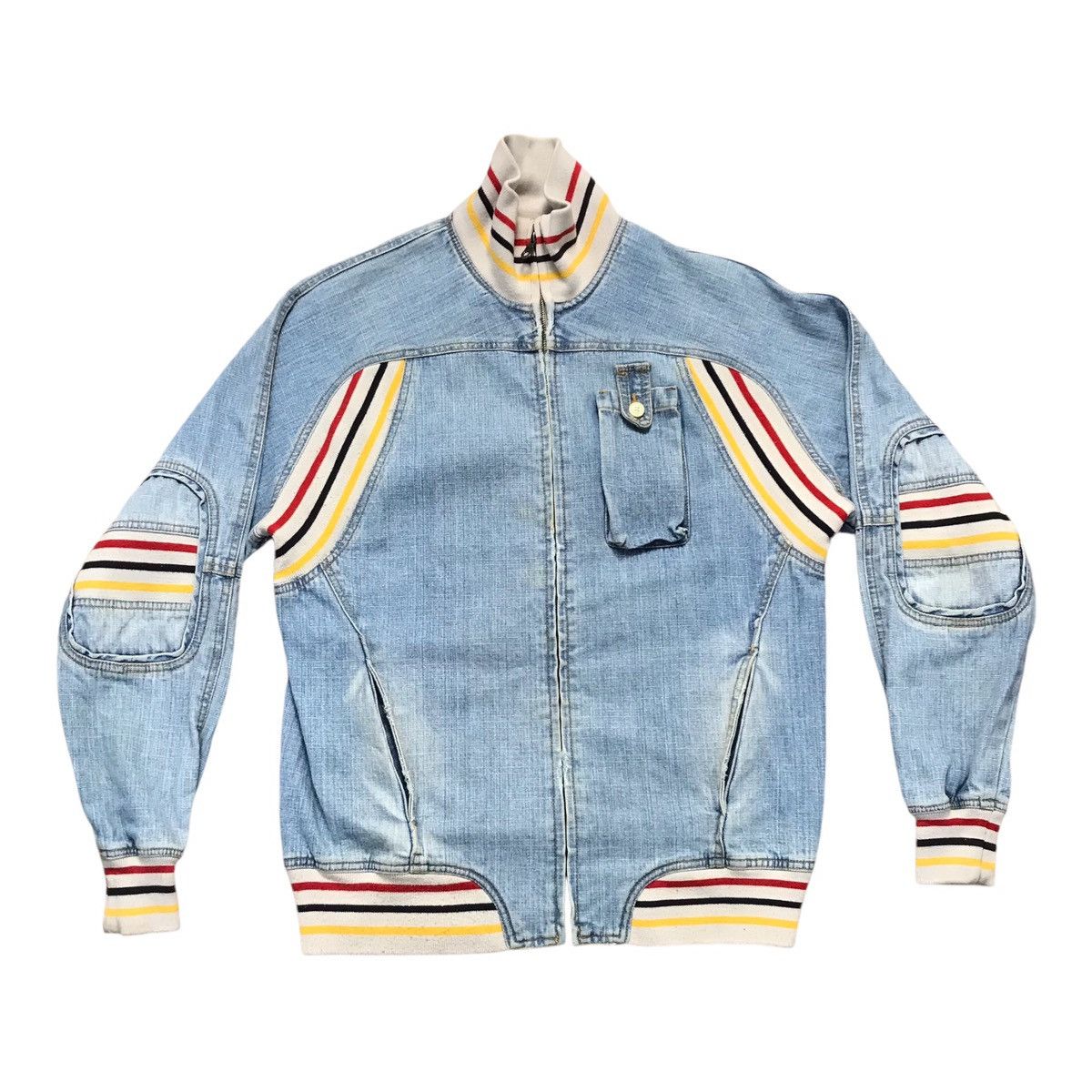 Vintage × Woolrich Woolen Mills WoolRich Light Blue Denim Jacket Size US M / EU 48-50 / 2 - 1 Thumbnail