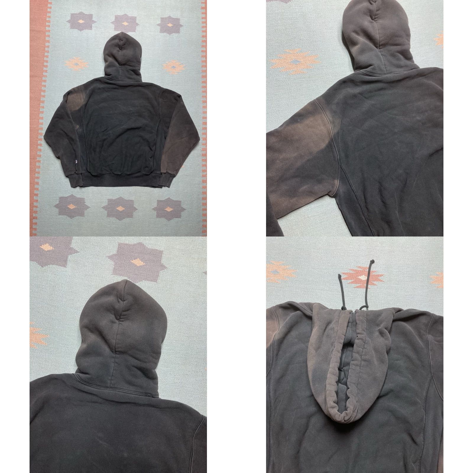 Champion VINTAGE Champion Reverse Weave Hoodie Pullover Grunge Spellout Black Medium Mens Size US M / EU 48-50 / 2 - 8 Thumbnail