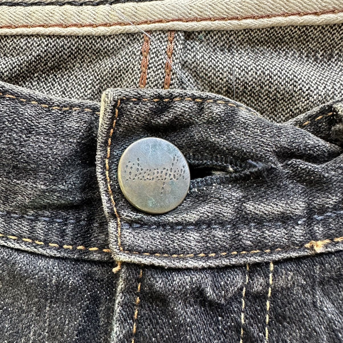 Japanese Brand Vintage Wrangler Distressed Raw Faded Denim Flare Jean Pant Size US 35 - 7 Thumbnail