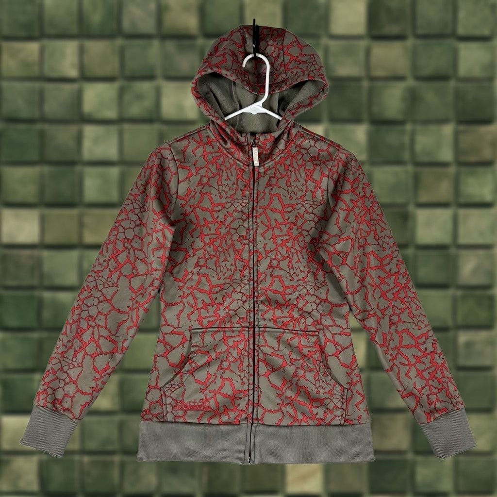 Burton Burton Dryride Full Zip Hoodie Womens Small Red Pockets Sports Casual Size S / US 4 / IT 40 - 1 Thumbnail