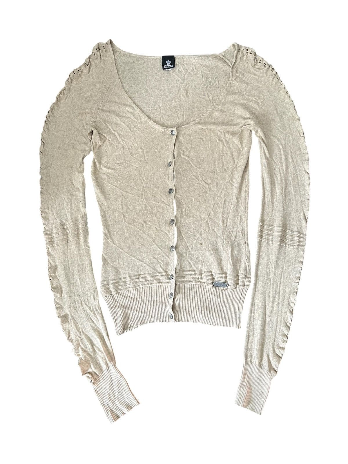 Versace Versace cardigan button knit Size XS / US 0-2 / IT 36-38 - 1 Thumbnail