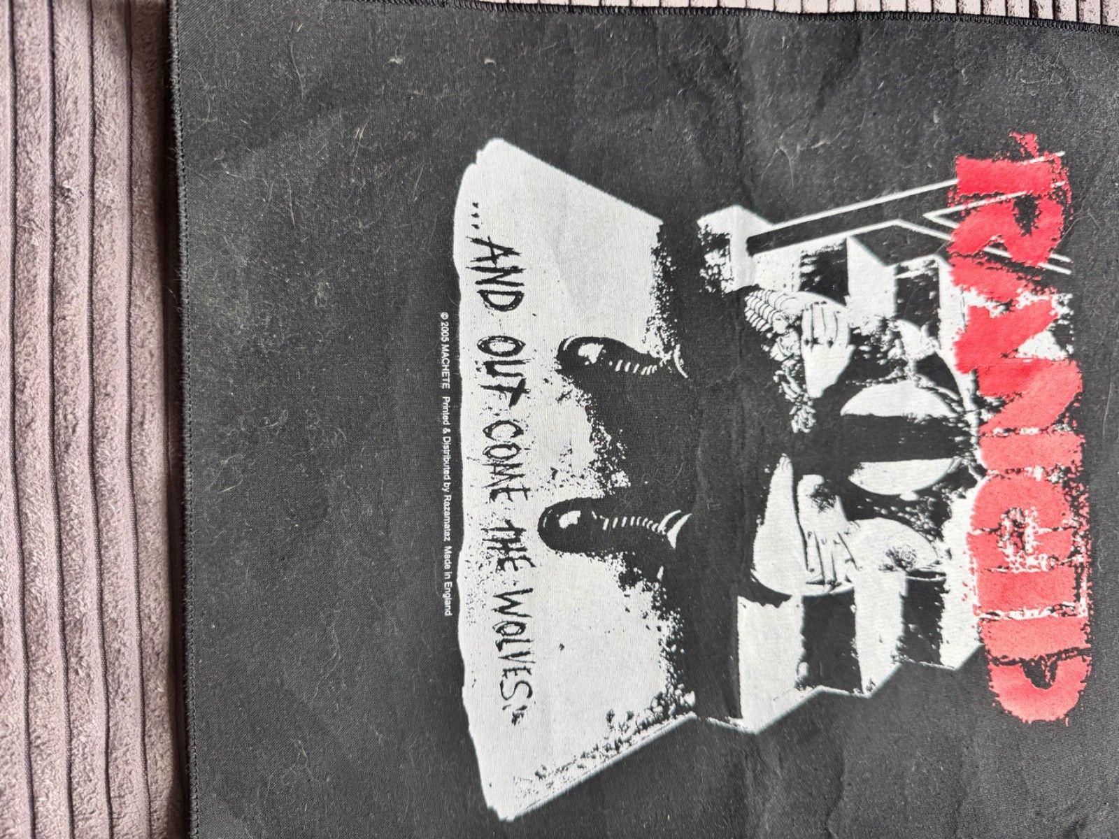 Band Tees Vintage Rancid 2005 hardcore punk Metal Back Patch Size ONE SIZE - 2 Thumbnail