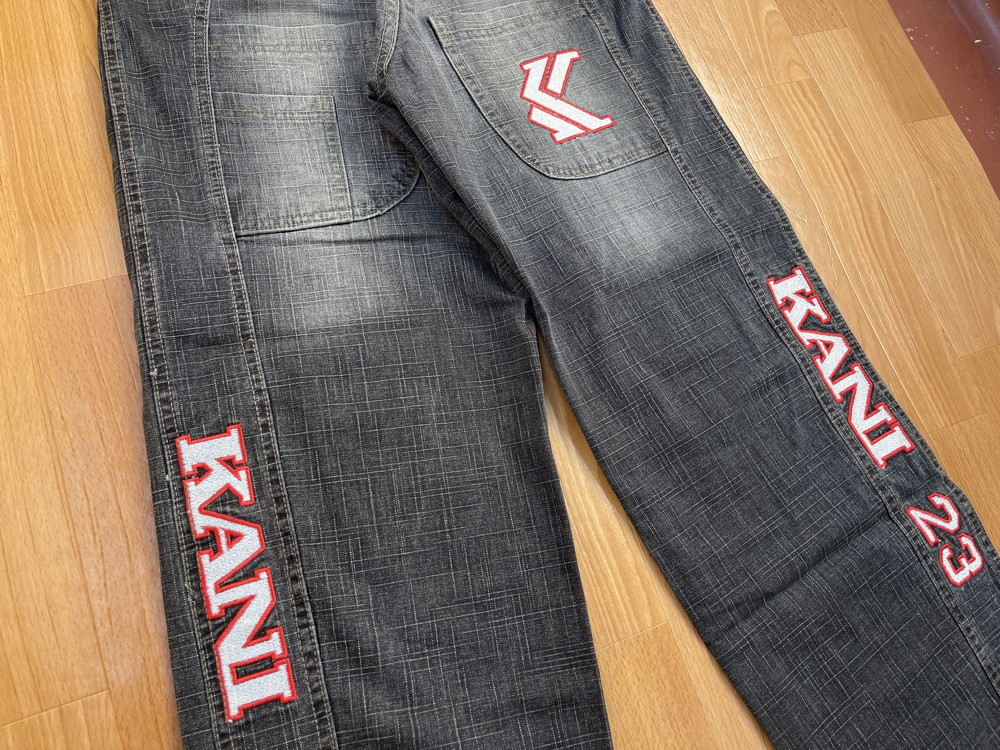Karl Kani KARL KANI jeans, baggy, vintage Kani jeans, 90s hip hop W 26 Size US 26 / EU 42 - 3 Thumbnail