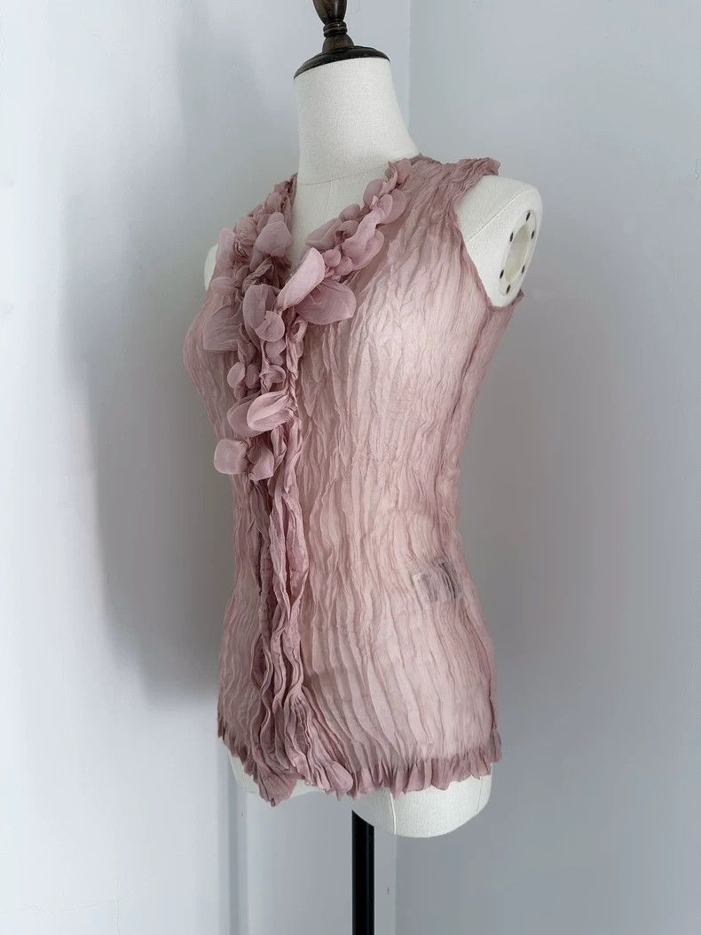 Issey Miyake Issey Miyake Misty purple top Size S / US 4 / IT 40 - 2 Thumbnail
