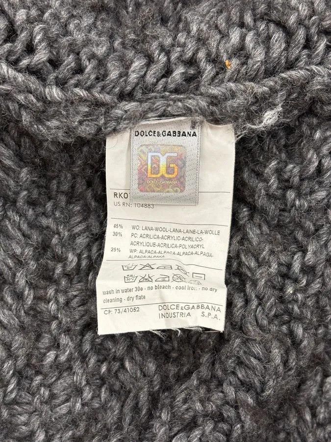 Dolce & Gabbana AW2011 Dolce & Gabbana Grey Wool Zip-up Jacket Size US L / EU 52-54 / 3 - 10 Thumbnail
