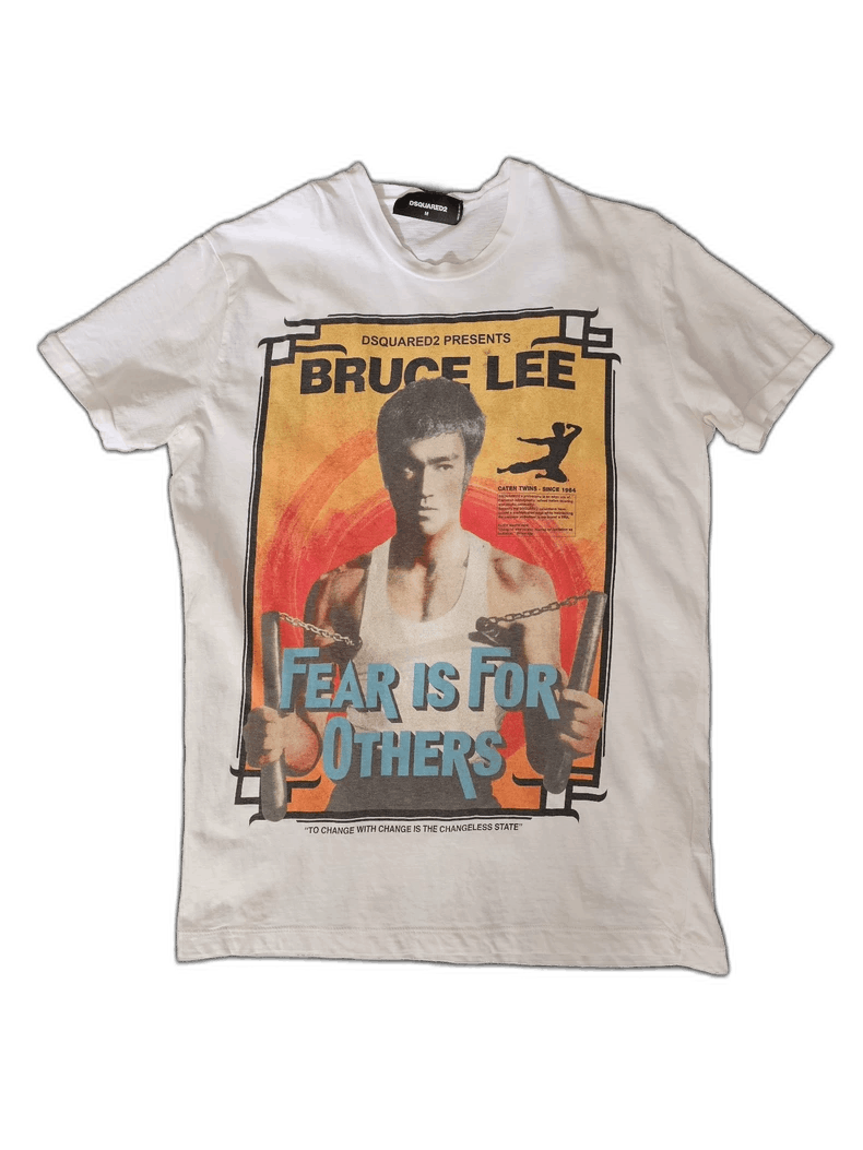 Dsquared2 Bruce Lee Graphic Short Sleeve T-Shirt Size US M / EU 48-50 / 2 - 1 Thumbnail