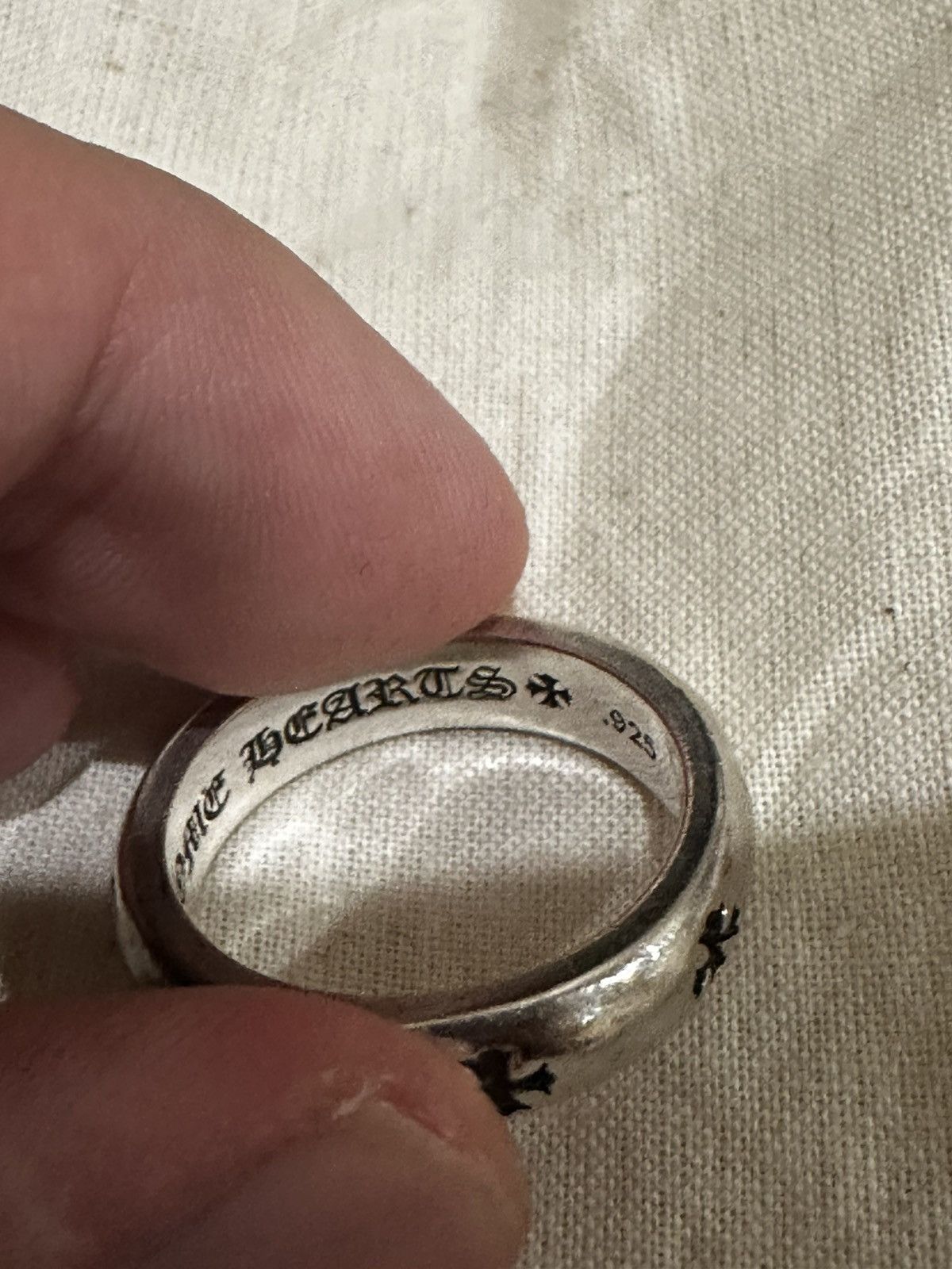 Chrome Hearts CH Cross Eternity band ring Size ONE SIZE - 3 Thumbnail