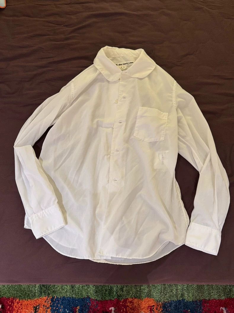 Comme des Garcons Comme Des Garcons Doll Collar Yarn Shirt Size M / US 6-8 / IT 42-44 - 1 Thumbnail