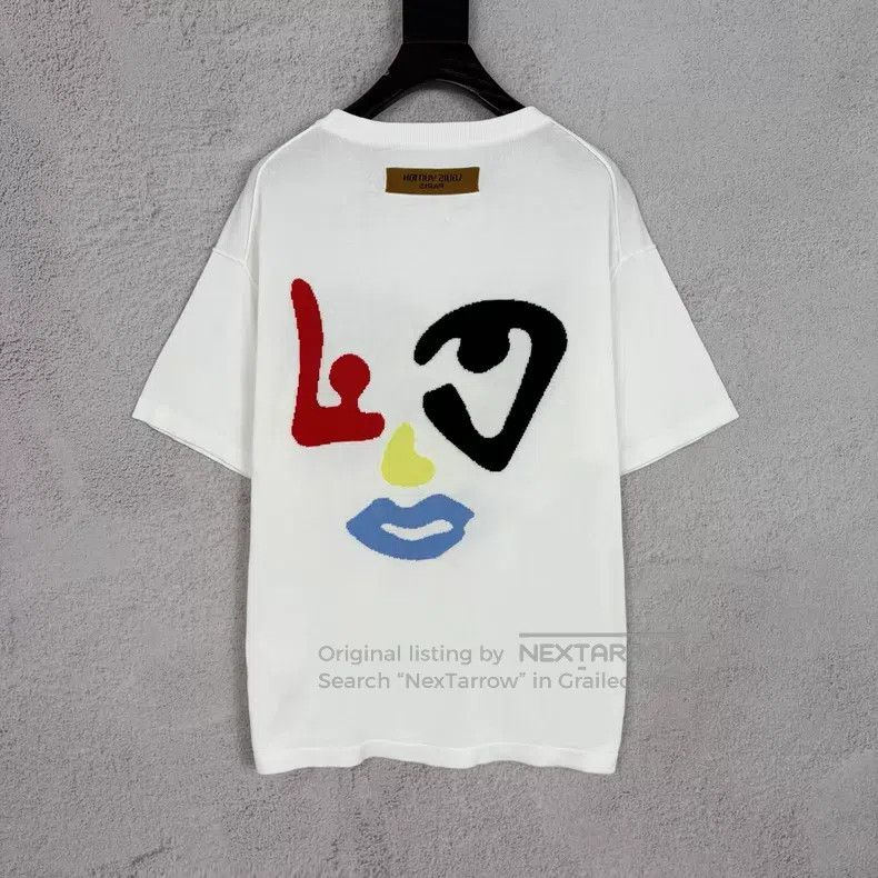 Louis Vuitton Louis Vuitton Clown graffiti knit short sleeves Size US M / EU 48-50 / 2 - 2 Thumbnail