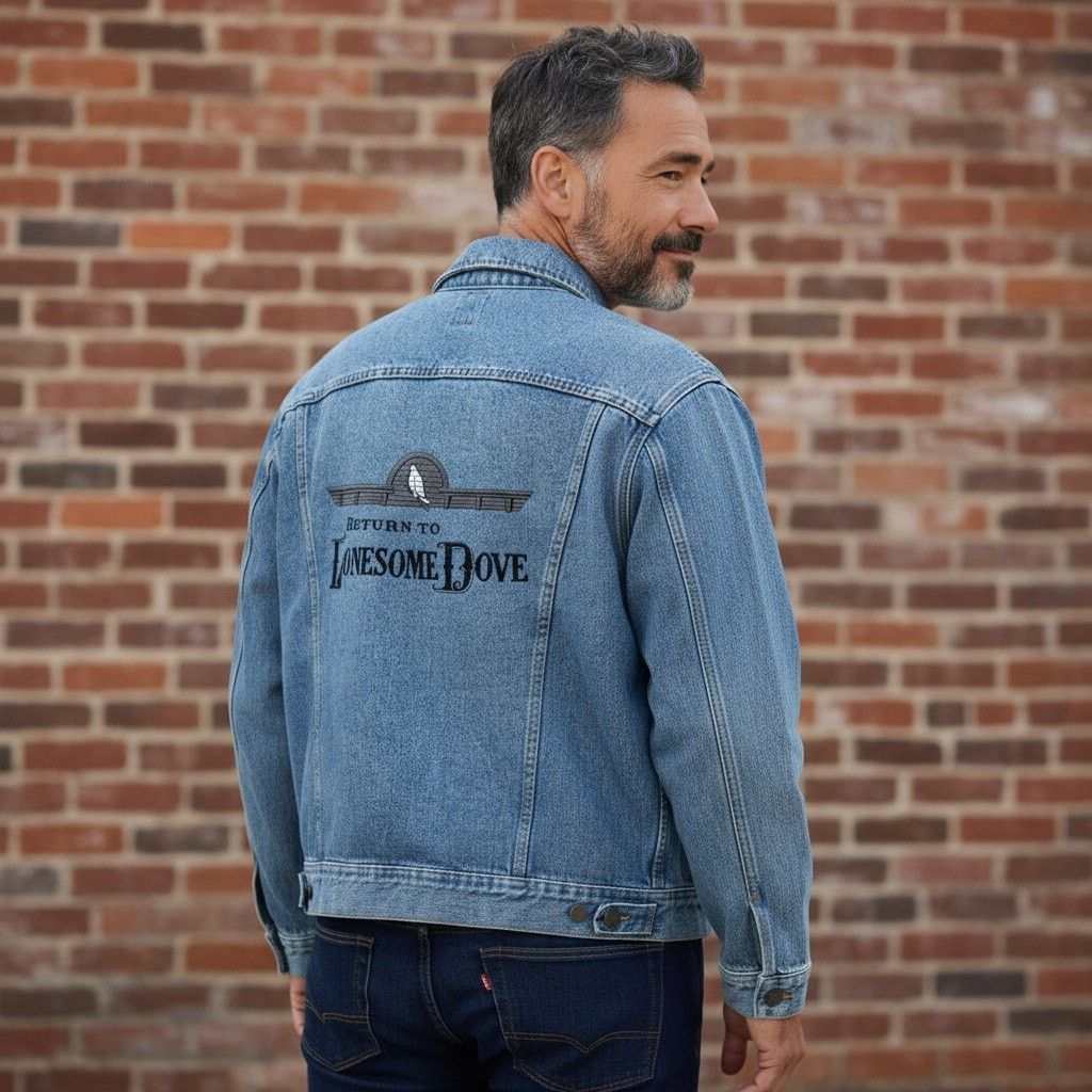Lee Return to Lonesome Dove Lee Jean Jacket Men's Large Blue VTG Size US L / EU 52-54 / 3 - 4 Thumbnail
