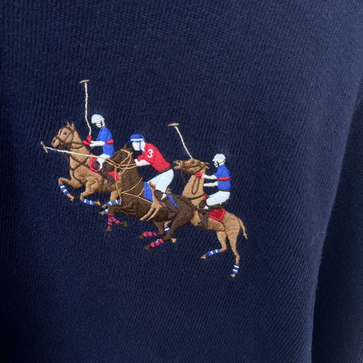 Polo Ralph Lauren × Ralph Lauren × Vintage Vintage Polo By Ralph Lauren Quarter Zipper Sweatshirt Size US S / EU 44-46 / 1 - 2 Thumbnail