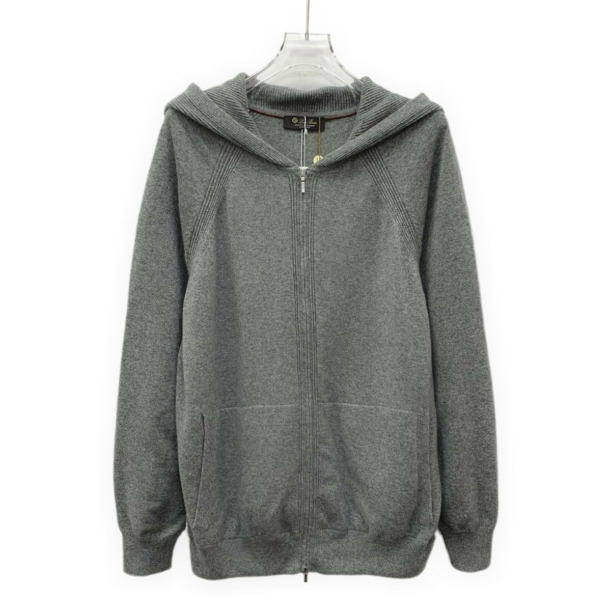 Loro Piana Loro Piana Cashmere Hooded Zip-up Sweatshirt Jacket K26WX Size US L / EU 52-54 / 3 - 1 Thumbnail