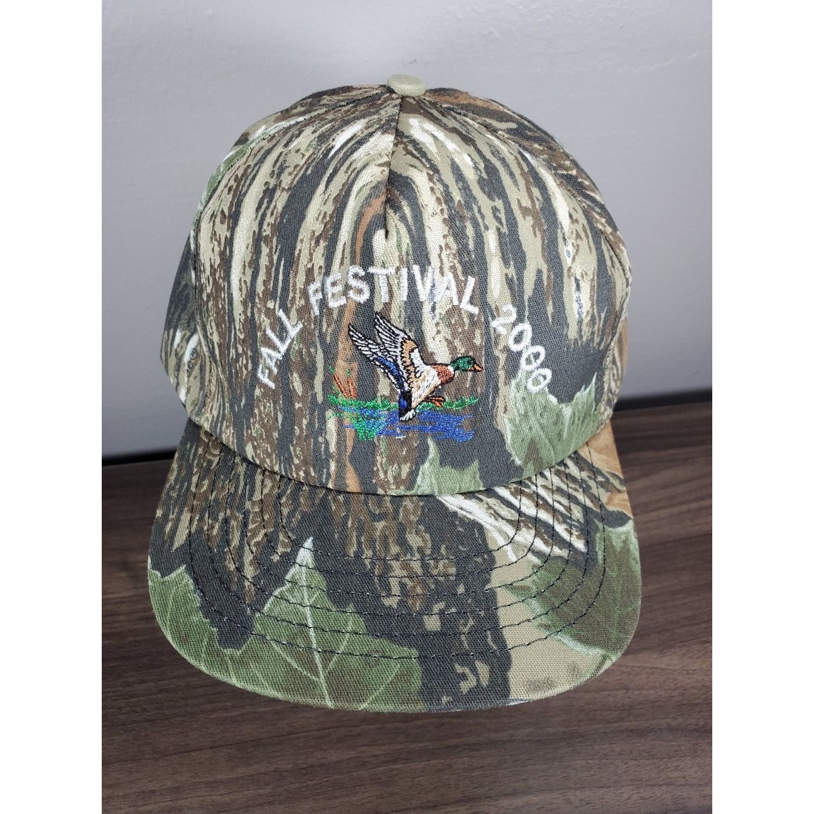 Realtree × Vintage Fall Festival 2000 Hat Camo Snapback Cap Duck Nature Scene Size ONE SIZE - 2 Thumbnail