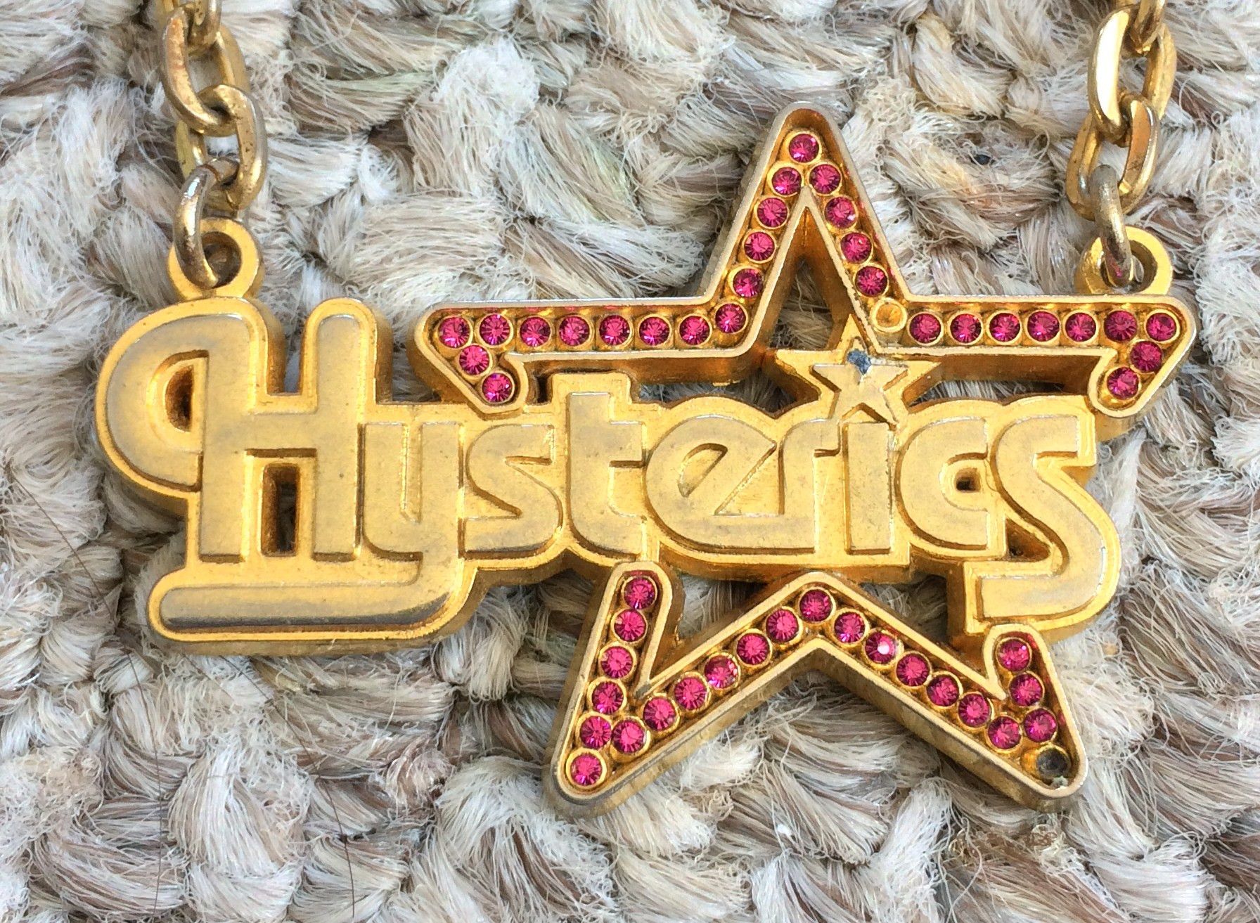 Hysteric Glamour × Swarovski Hysteric Glamour Swarovski Spellout Logo Necklace Size ONE SIZE - 1 Thumbnail