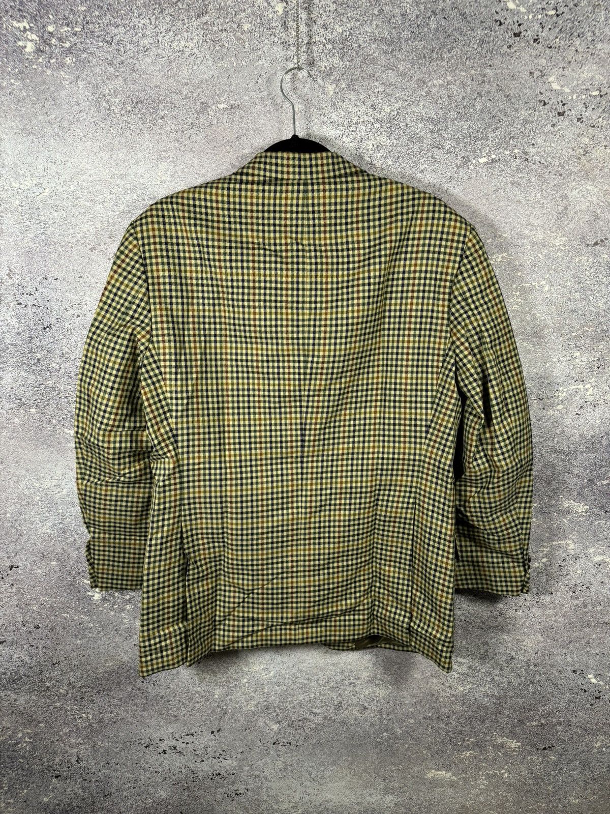 Burberry × Vintage Burberry’s Vintage Plaid Check Blazer Oldmoney Men’s Large Size 44R - 18 Thumbnail
