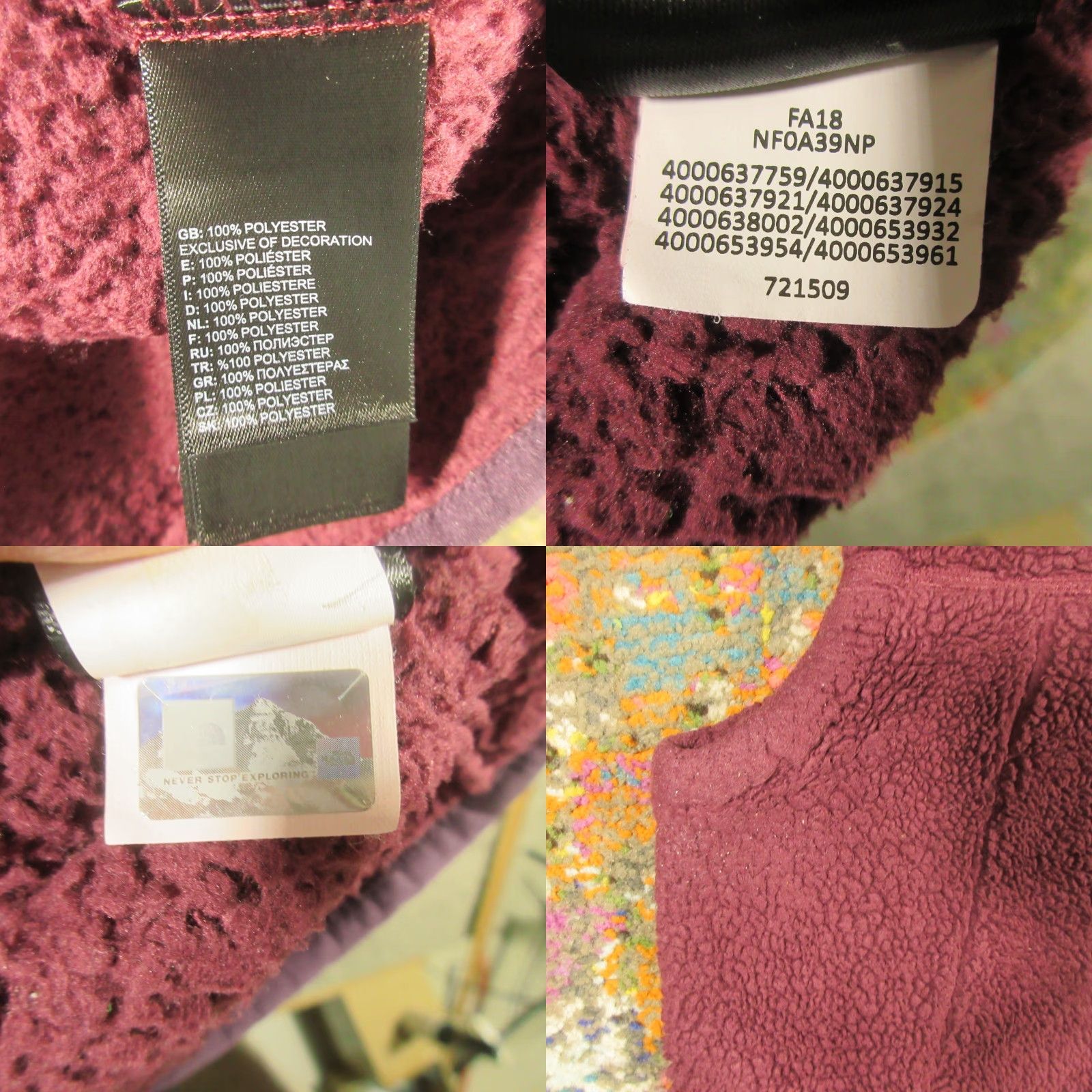 The North Face The North Face Campshire Sherpa Fleece Vest Womens S Purple Full Zip High Neck Vest Womens S Purple The North Face Campshire Sherpa Fleece Vest Size S / US 4 / IT 40 - 8 Thumbnail