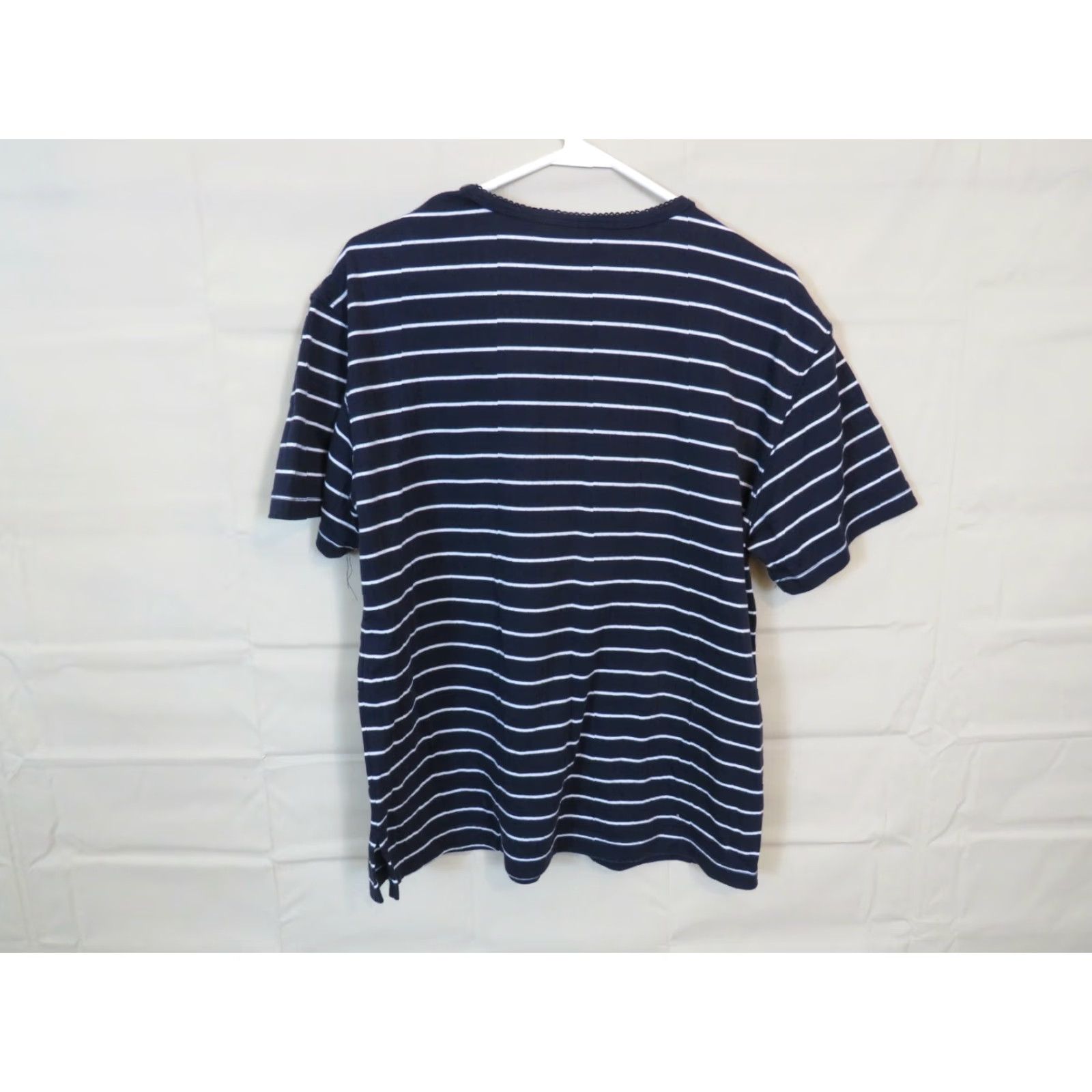 Vintage VINTAGE Jaclyn Smith Shirt Navy Blue stripe Flower Medium Blue Shirt Jaclyn Smith Womens Mens? Size M / US 6-8 / IT 42-44 - 3 Thumbnail