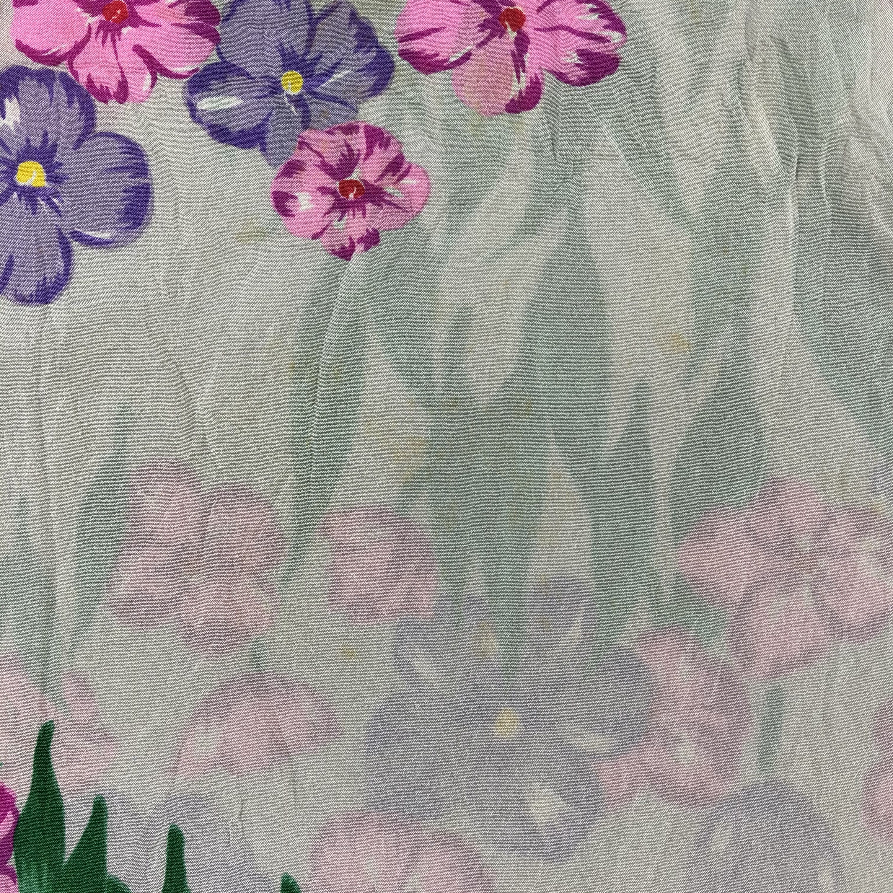 Hanae Mori Vintage Hanae Mori Silk Scarf Size ONE SIZE - 16 Thumbnail