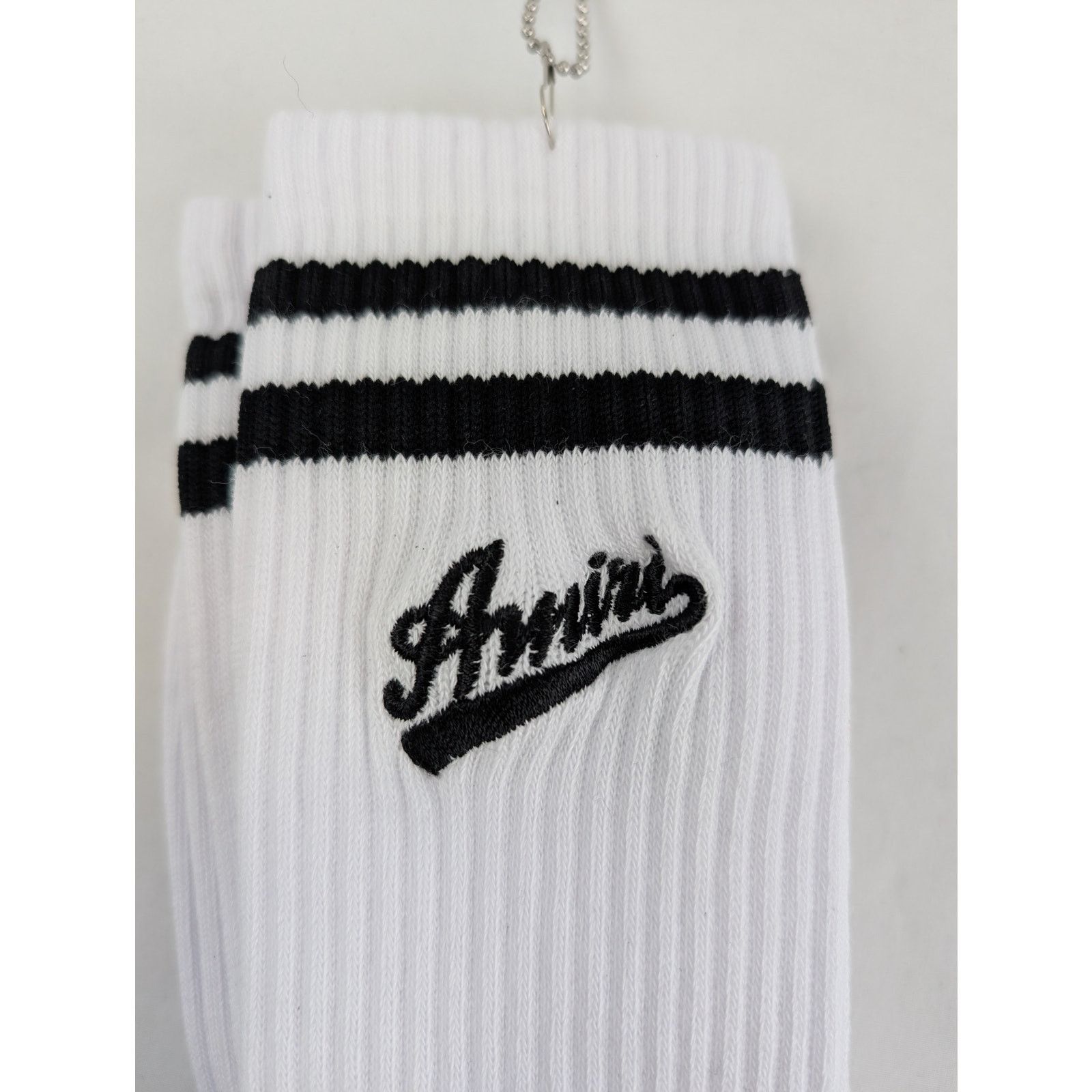 Amiri o1rshd1 Q:2 / Size: 45-46 / Amiri Varsity Script Socks Size ONE SIZE - 5 Thumbnail
