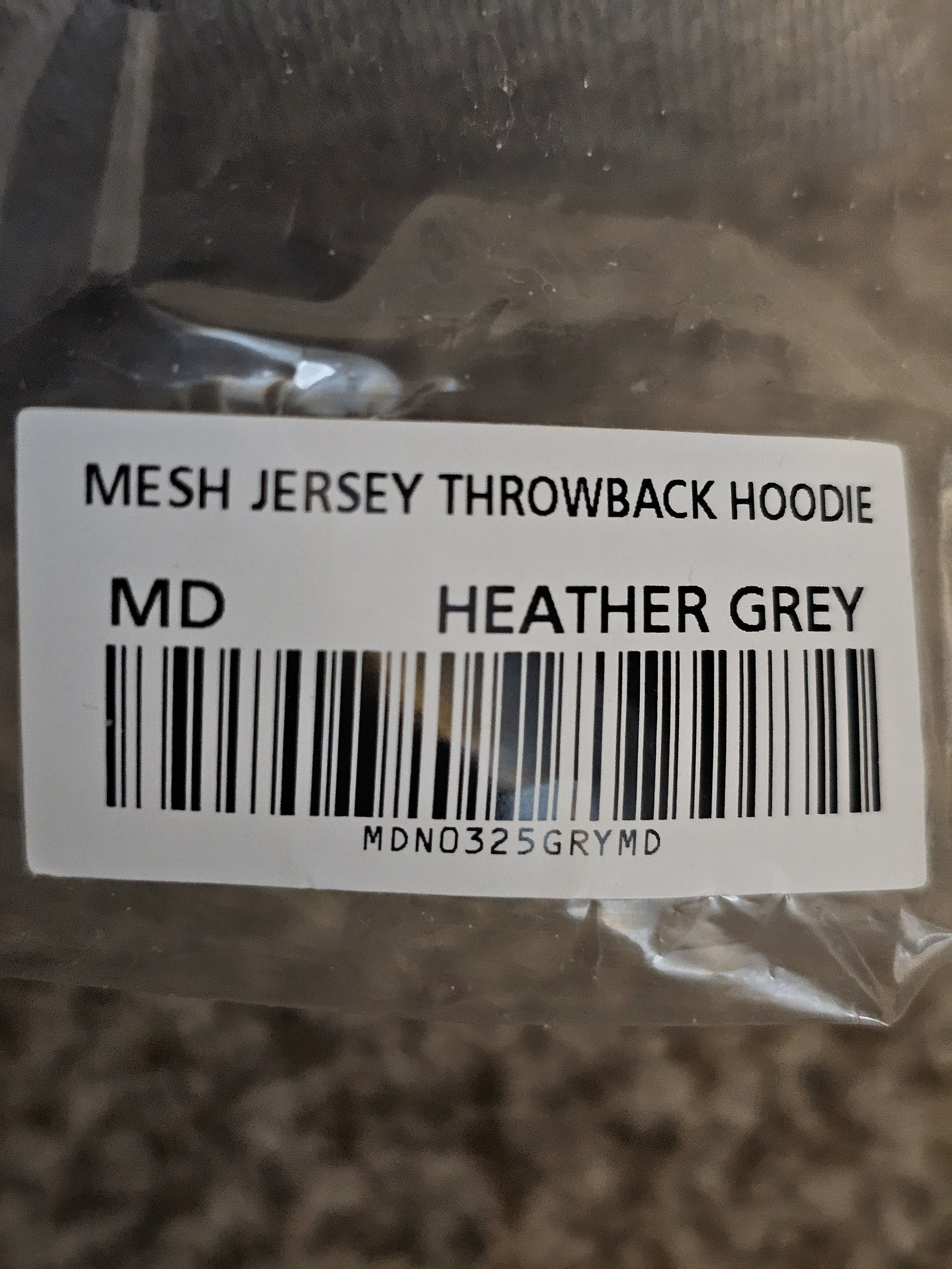 Midnight Organic Midnight Organic Mesh Jersey Throwback Hoodie Size US M / EU 48-50 / 2 - 9 Thumbnail