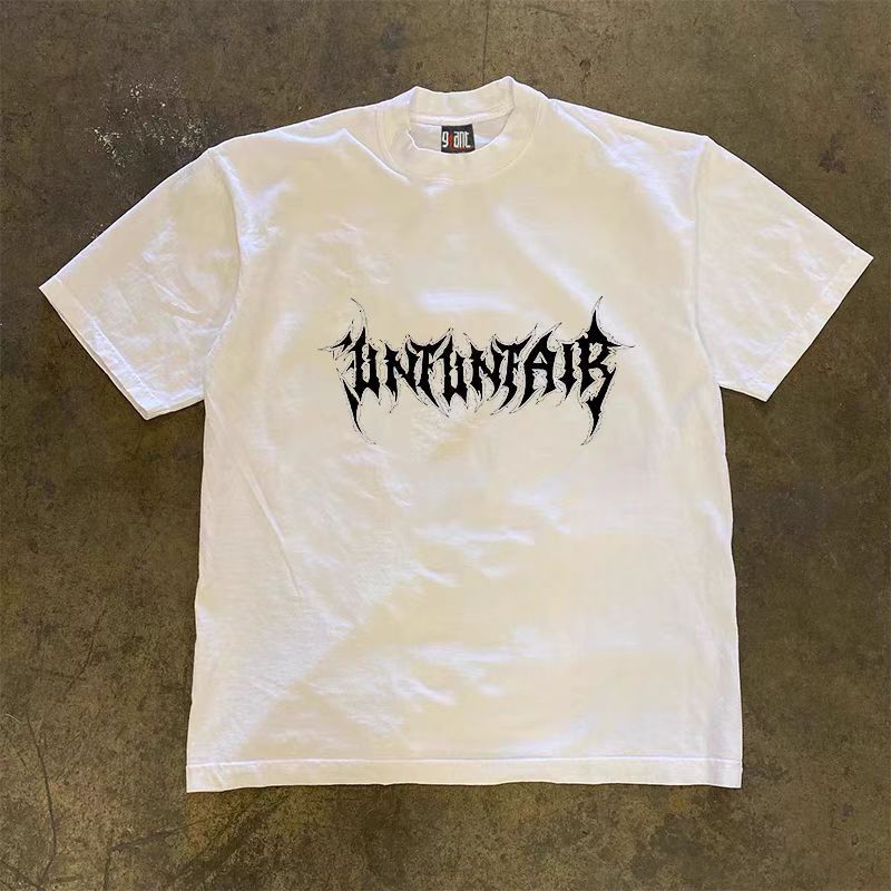 Japanese Brand White Loose Printed Short Sleeve T-Shirt Size US M / EU 48-50 / 2 - 2 Thumbnail