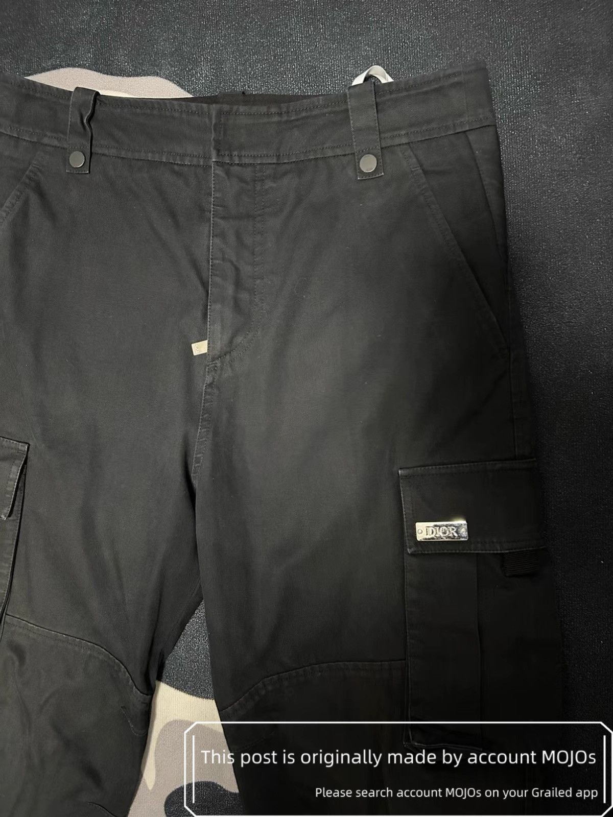 Dior Sz 46 Dior Metal Logo Label Cargo mojos1127 Size US 30 / EU 46 - 2 Thumbnail