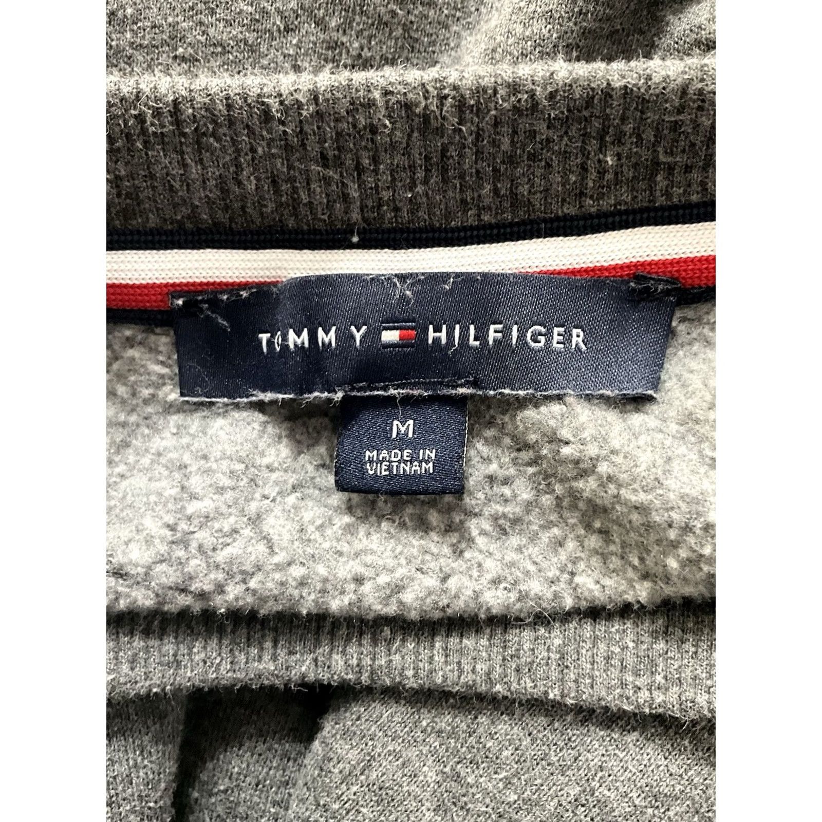 Tommy Hilfiger Tommy Hilfiger Sweatshirt Crew Neck Pullover Gray M Womens Regular Cotton-Polyester Fleece Long Pullover Activewear Size M / US 6-8 / IT 42-44 - 5 Thumbnail