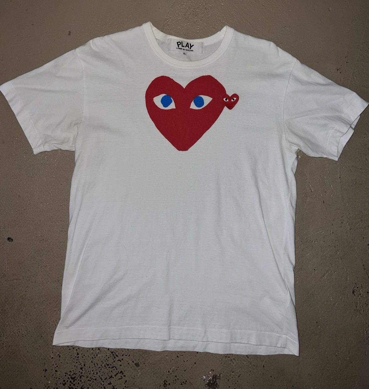 Comme des Garcons Comme des Garçons Big Heart T-Shirt Size US XL / EU 56 / 4 - 1 Thumbnail