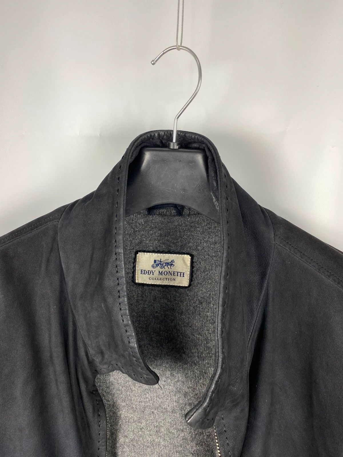 Other Eddy Monetti Genuine Leather Jacket Cashmere Lining size 54 Size US XL / EU 56 / 4 - 3 Thumbnail
