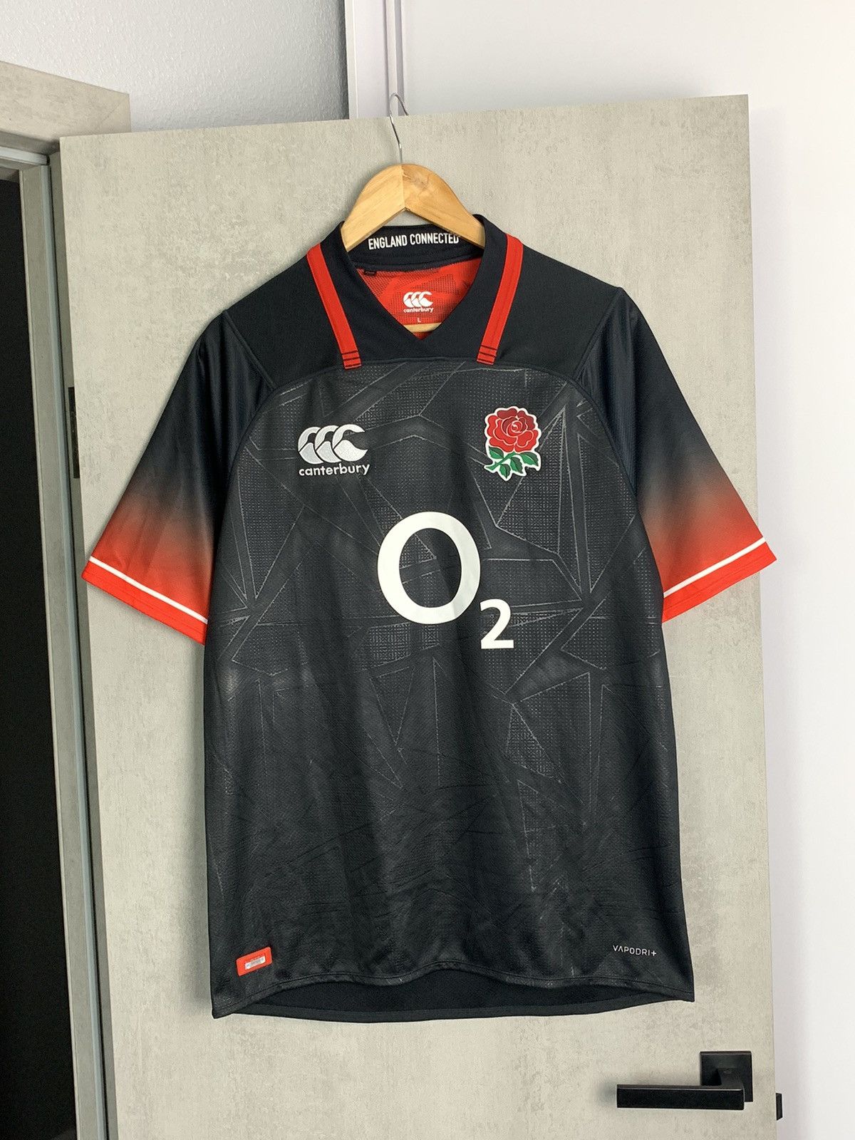 Canterbury of New Zealand England Rugby Union 2017 2018 Canterbury away jersey shirt Size US L / EU 52-54 / 3 - 2 Thumbnail