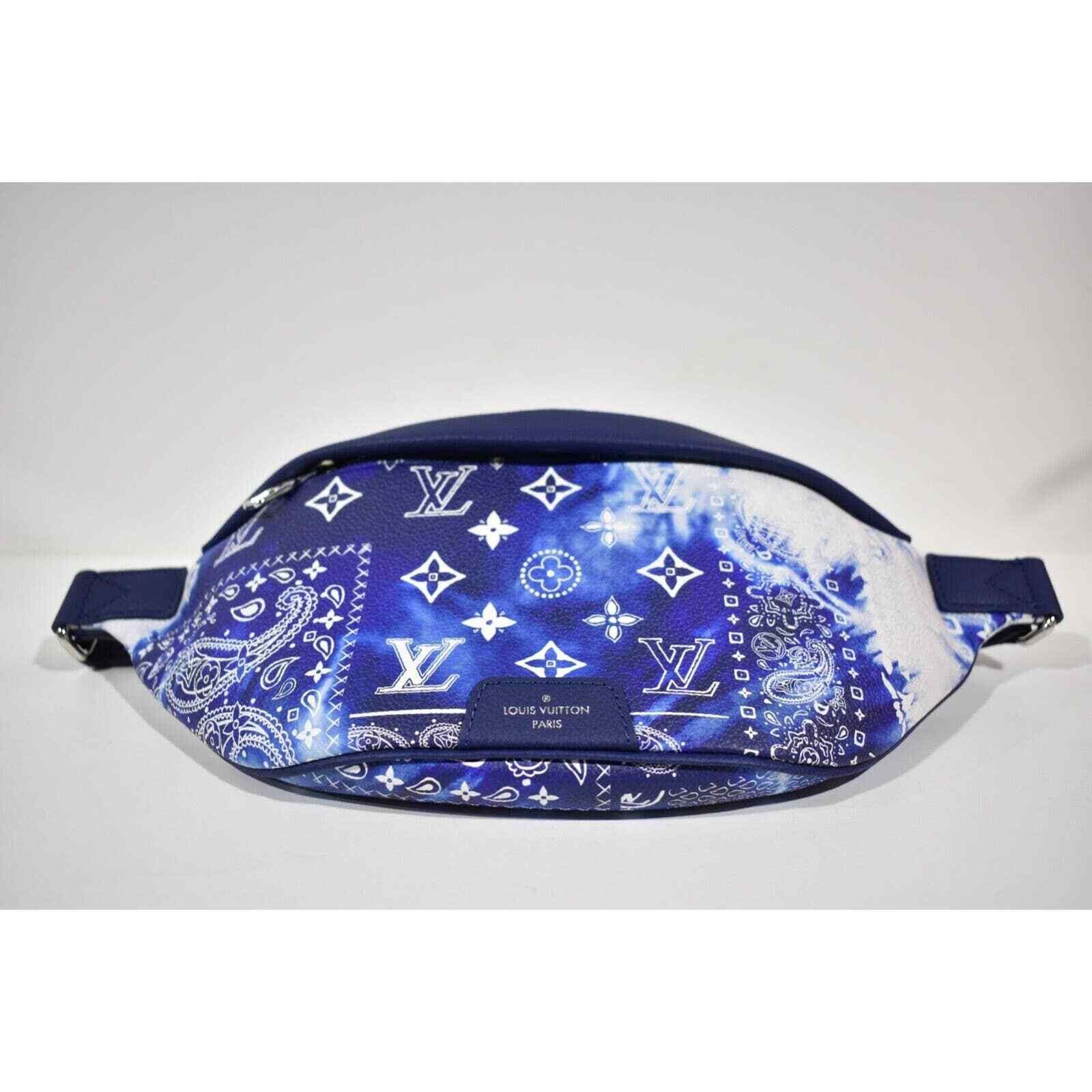 Louis Vuitton Louis Vuitton Bandana Blue Monogram Crossbody Fanny Pack Bag Size ONE SIZE - 4 Thumbnail