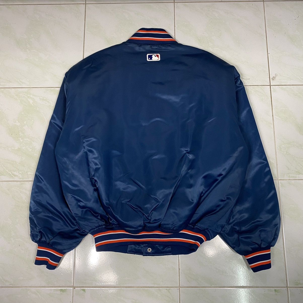 Starter 🔥VINTAGE SATIN BOMBER JACKET MLB NEW YORK STARTER BIG LOGO Size US M / EU 48-50 / 2 - 4 Thumbnail