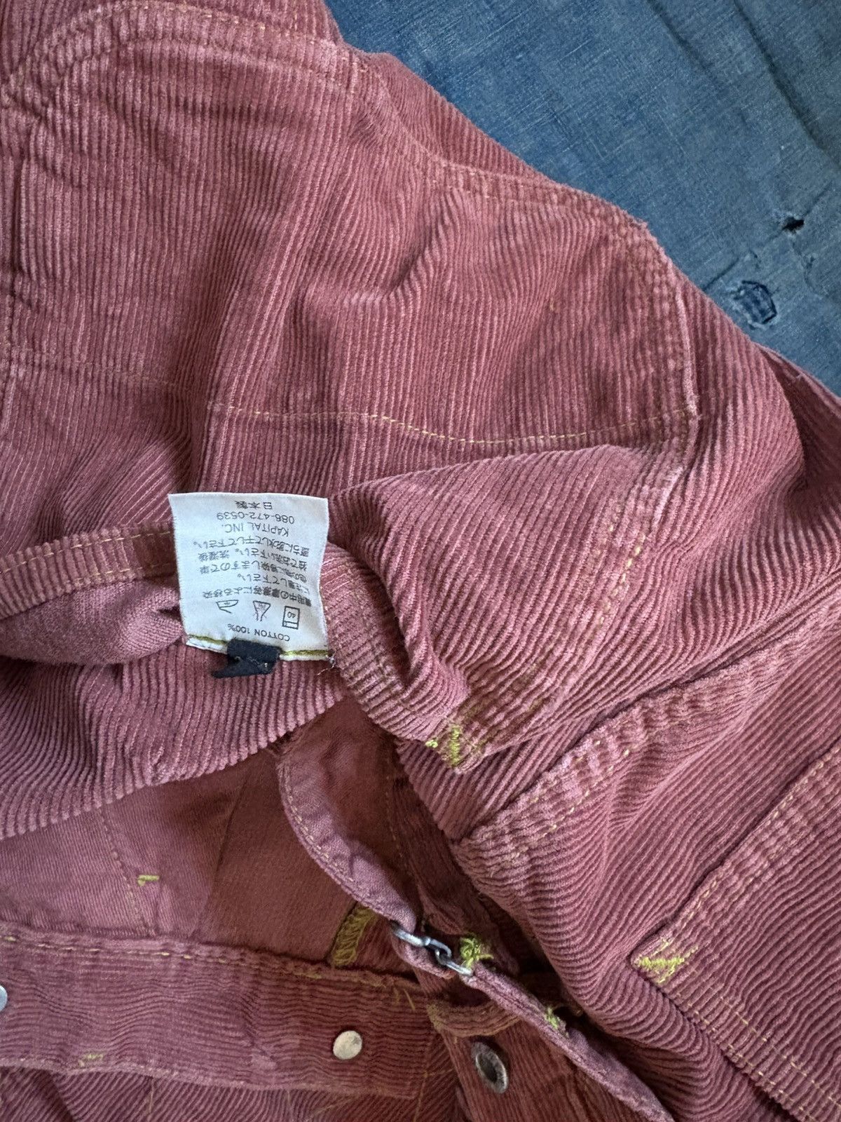 Kapital KAPITAL corduroy Double Knee Lumber Pants m Size US 32 / EU 48 - 13 Thumbnail