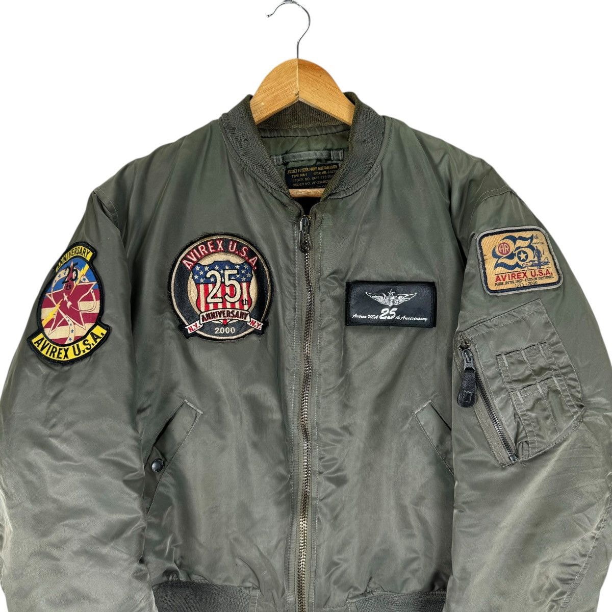 Avirex ☀️AVIREX LTD ANNIVERSARY MA -1 BOMBER JACKET Size US M / EU 48-50 / 2 - 5 Thumbnail