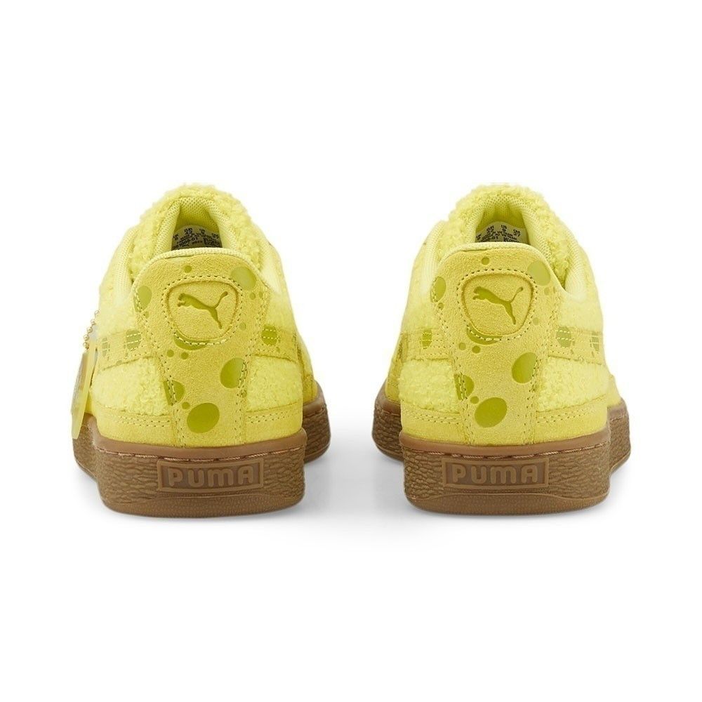 Puma PUMA x SPONGEBOB Men's Suede Yellow Sneakers Rare Size US 10 / EU 43 - 2 Thumbnail