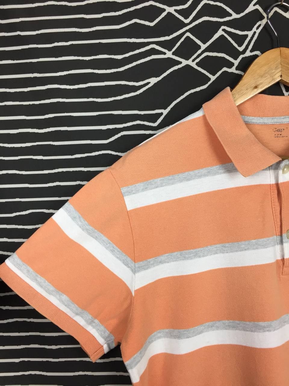 Gap × Vintage GAP Casual Essential Striped Polo Tee Size US XL / EU 56 / 4 - 4 Thumbnail