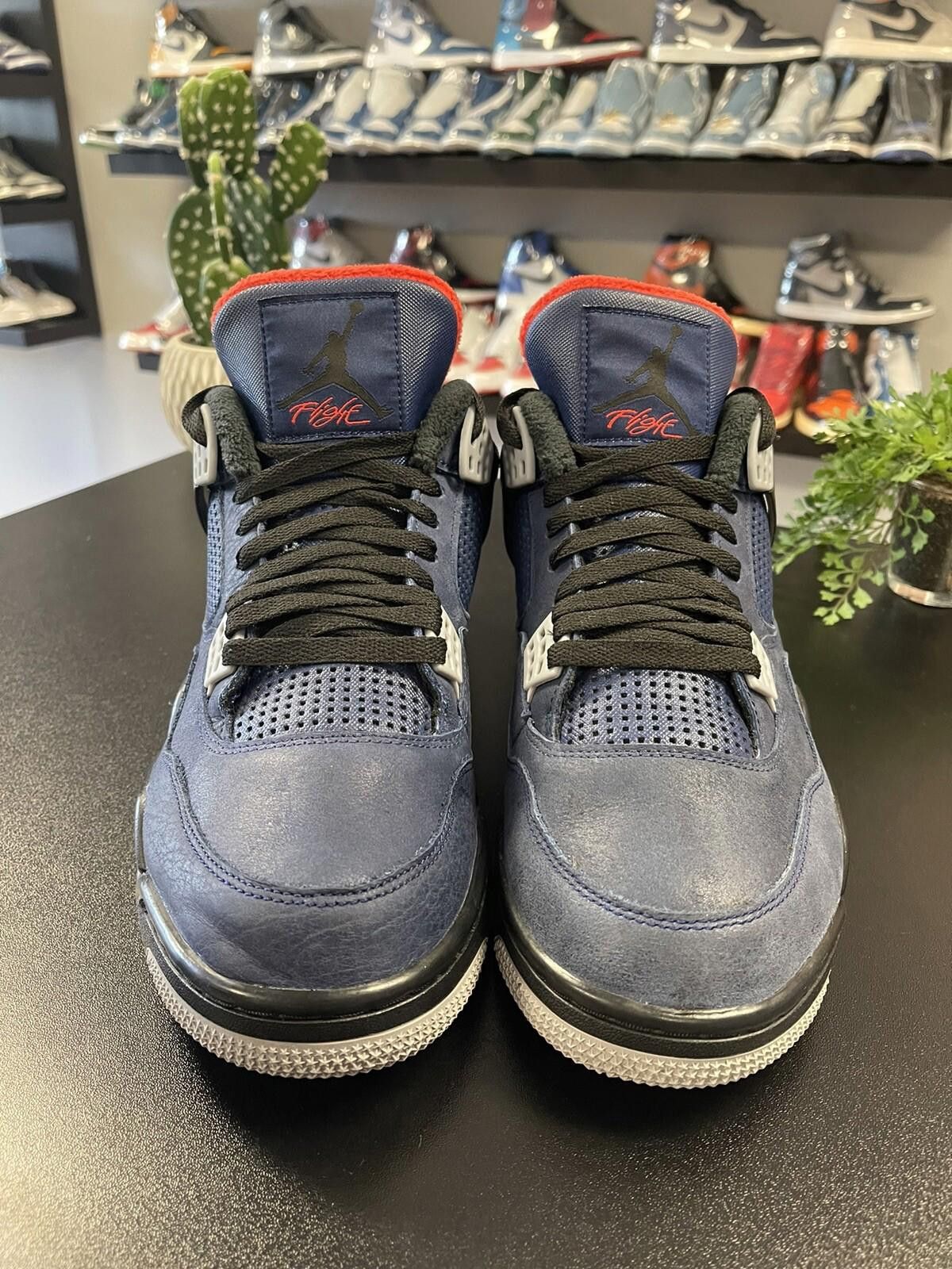 Nike Air Jordan Retro 4 Winterized Loyal Blue White Size 11.5 Size US 11.5 / EU 44-45 - 2 Thumbnail