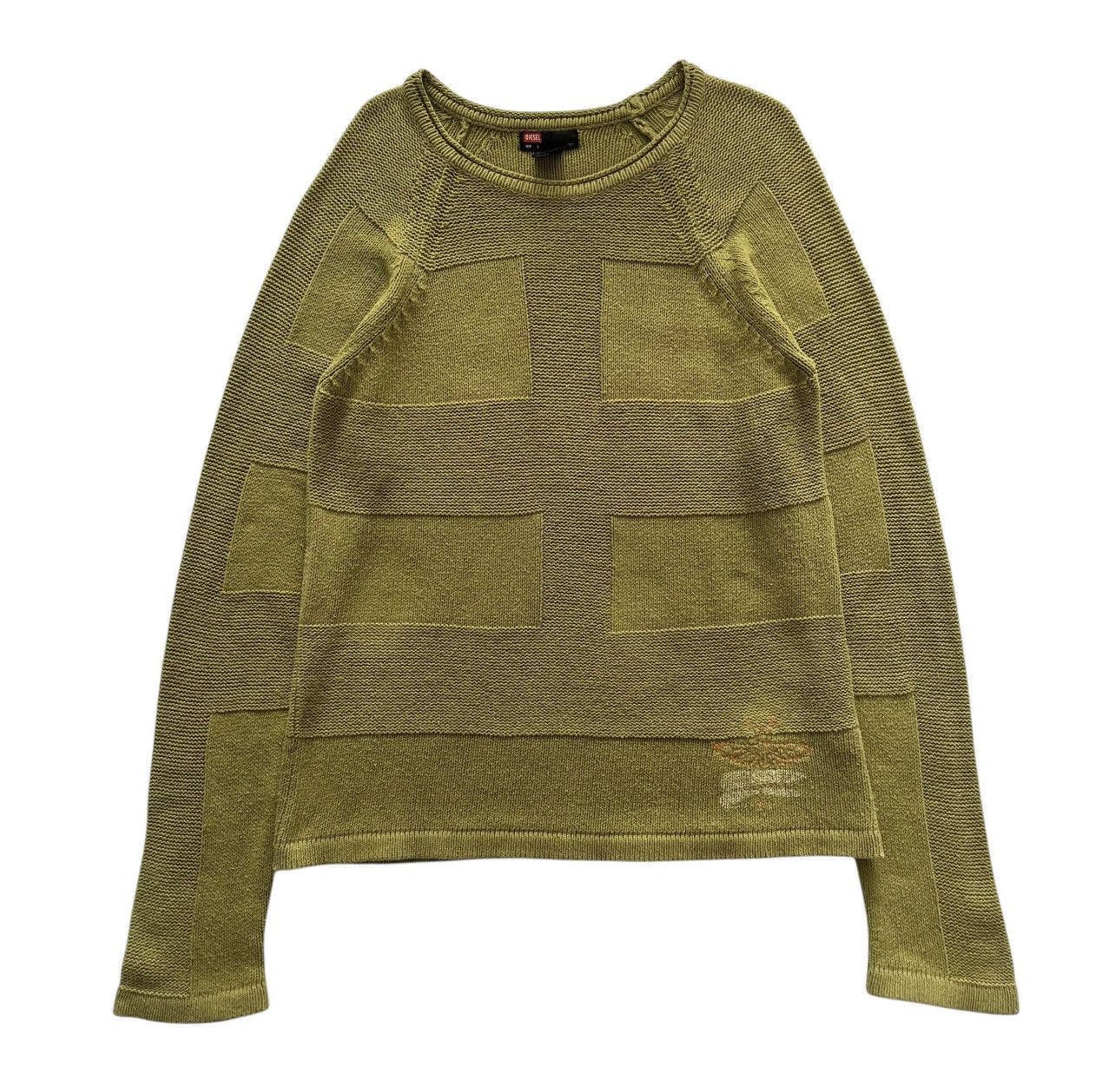Diesel Olive green knitted diesel knitted sweater Size US M / EU 48-50 / 2 - 1 Thumbnail