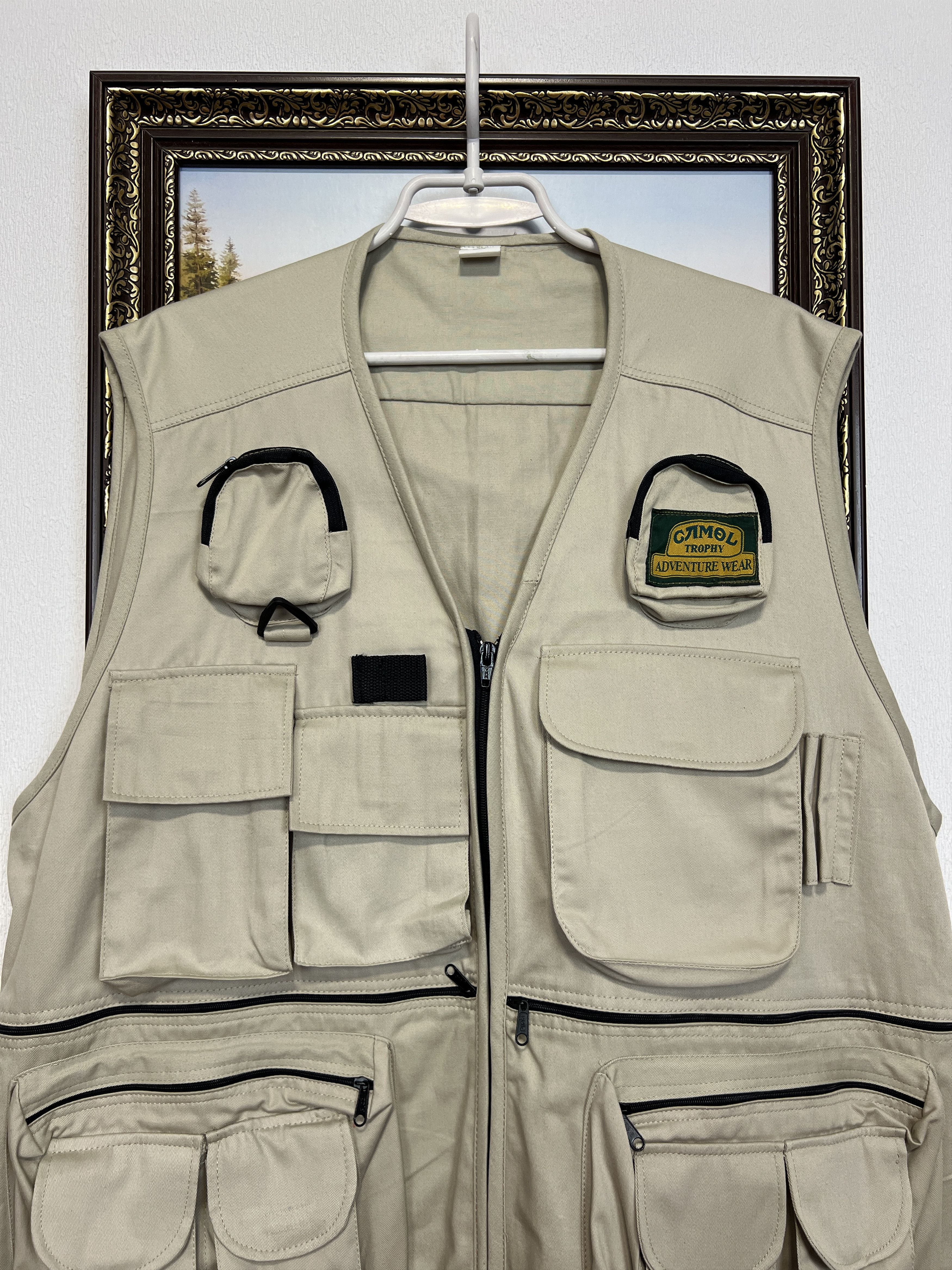 Camel Trophy Adventure Wear Vest Jacket Fishing Multi Pockets Rare Size US XL / EU 56 / 4 - 2 Thumbnail