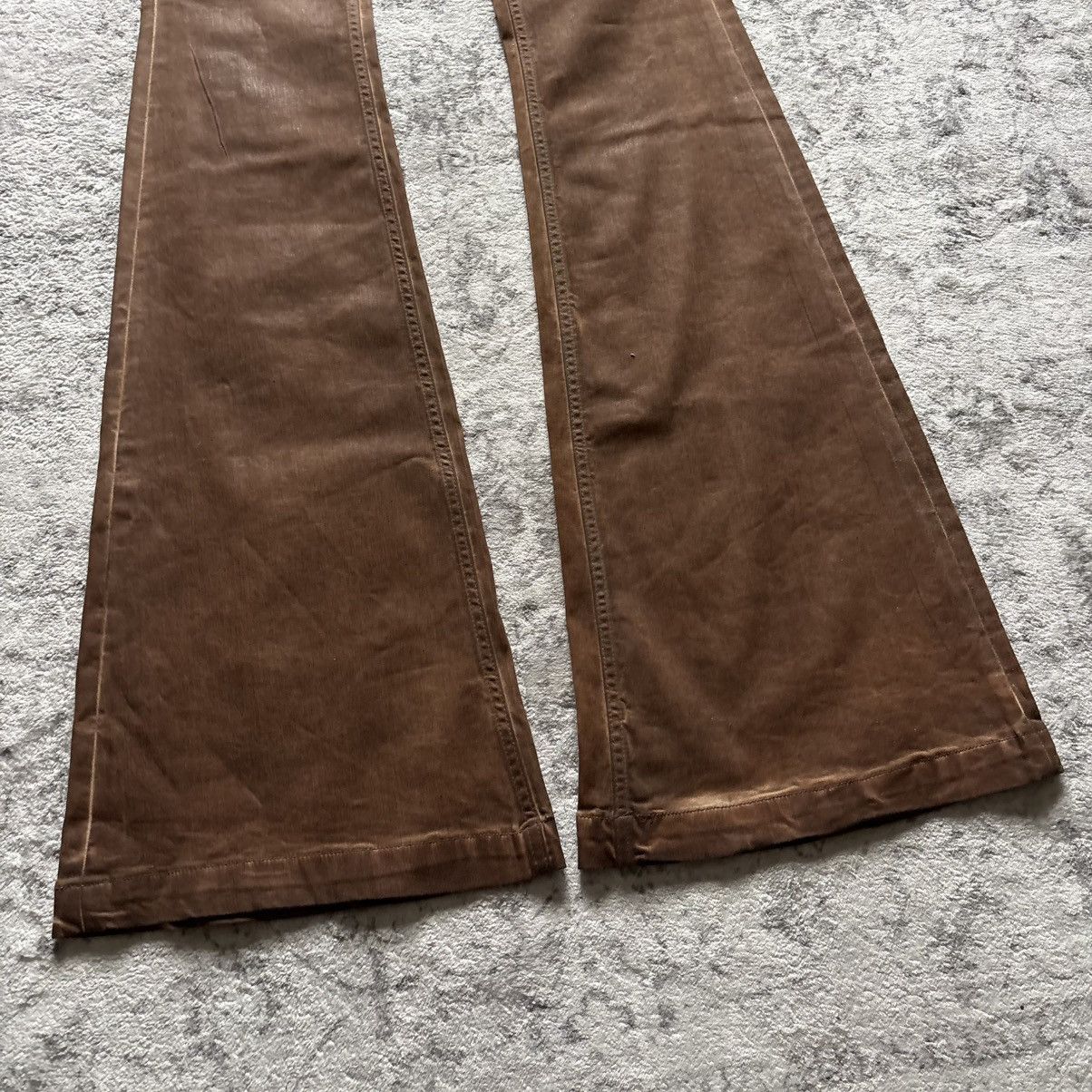 Rick Owens Rick Owens DRKSHDW Henna Brown Waxed Bolan Jeans | Size 26 Size US 26 / EU 42 - 2 Thumbnail