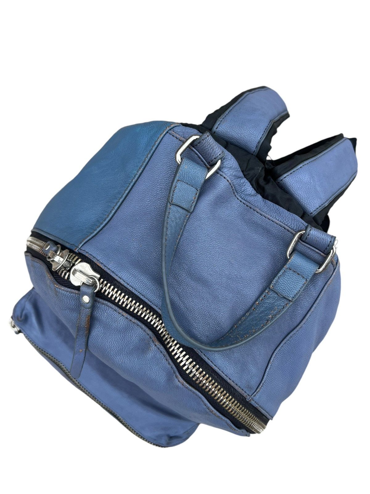 Leather And A Japan Distressed Patina Cowhide Leather Backpack Bag Size ONE SIZE - 18 Thumbnail