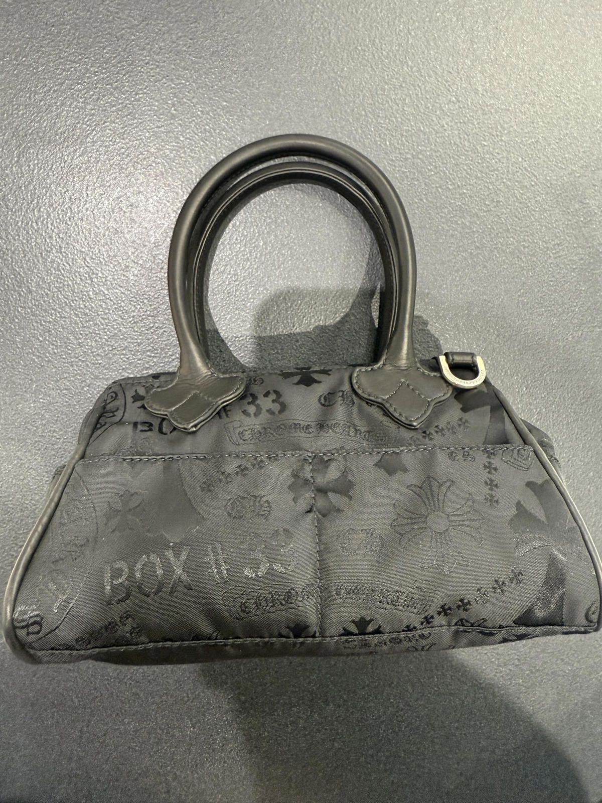Chrome Hearts Chrome Hearts Multi Motif Nylon Mini Handbag in Black Size ONE SIZE - 8 Thumbnail