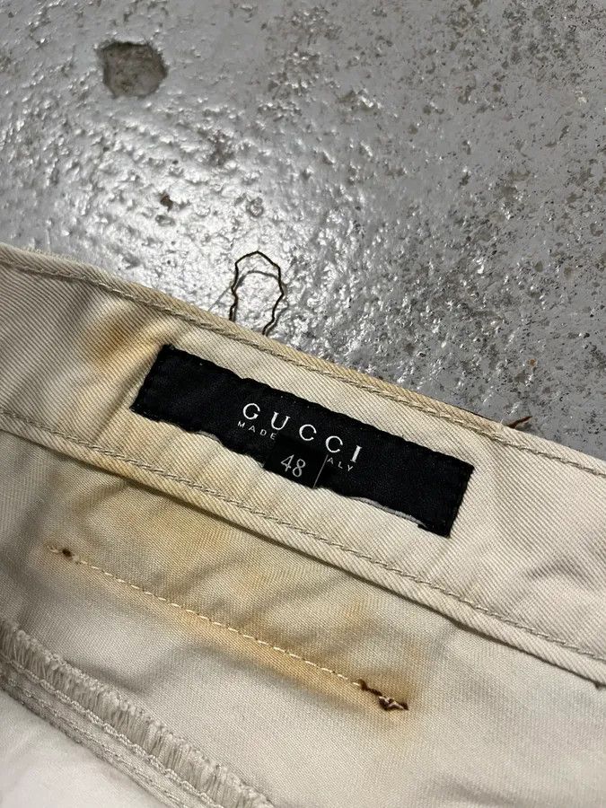 Gucci SS2009 Gucci Gradient White & Green Pants Size 28" / US 6 / IT 42 - 14 Thumbnail