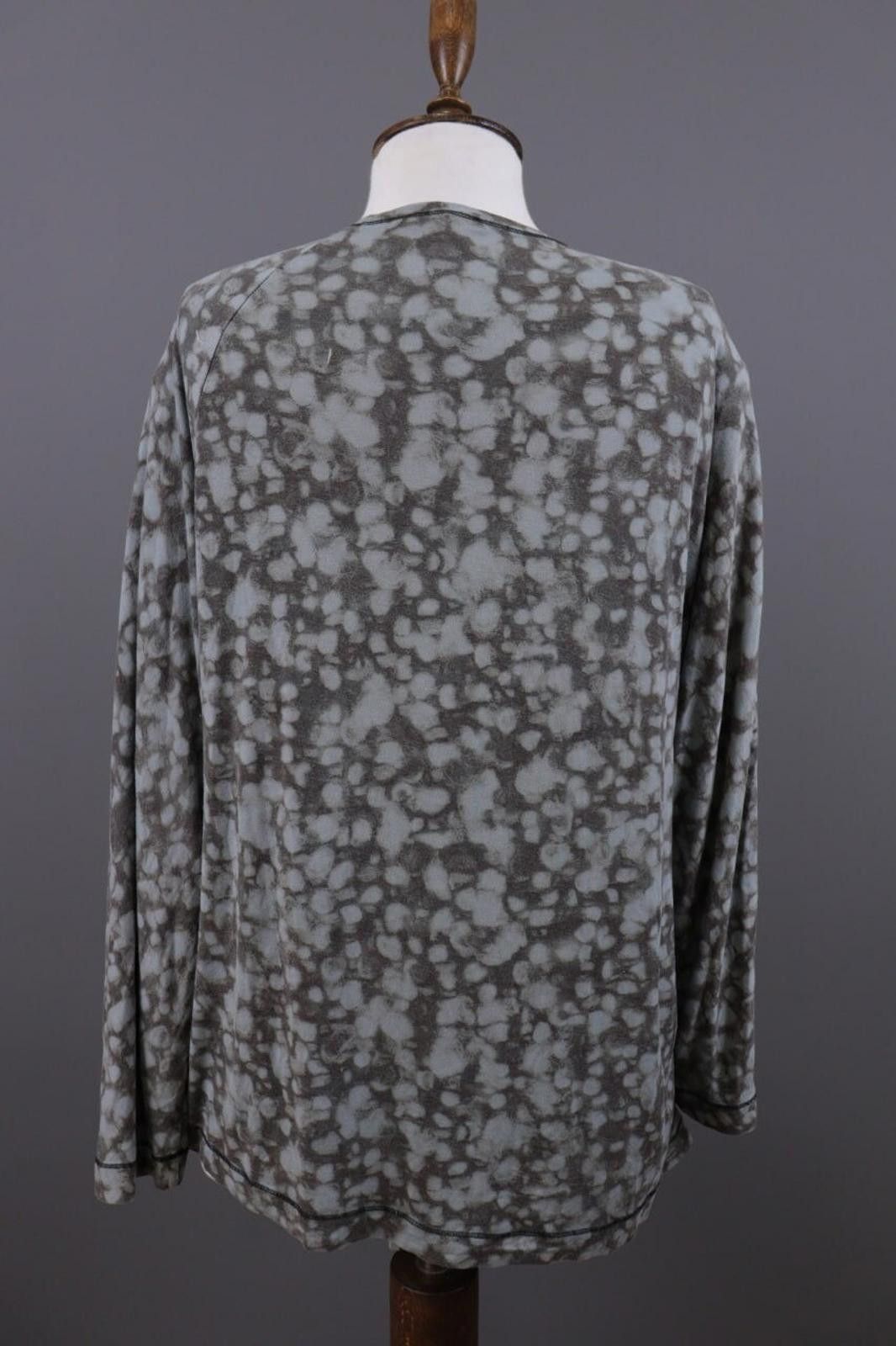 Oscar De La Renta Oska Gray Printed Relaxed Lagenlook Tunic Dress Size 4 Size S / US 4 / IT 40 - 9 Thumbnail