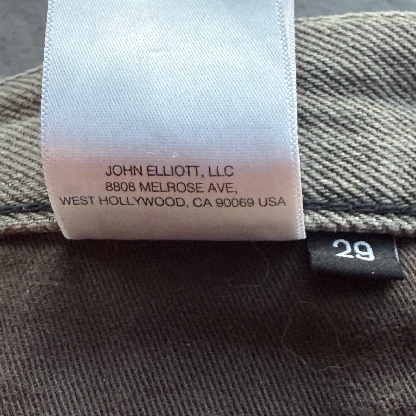 John Elliott JOHN ELLIOT: Men's "The Daze" Scribble Grey Jeans - 29 Size US 29 - 8 Thumbnail