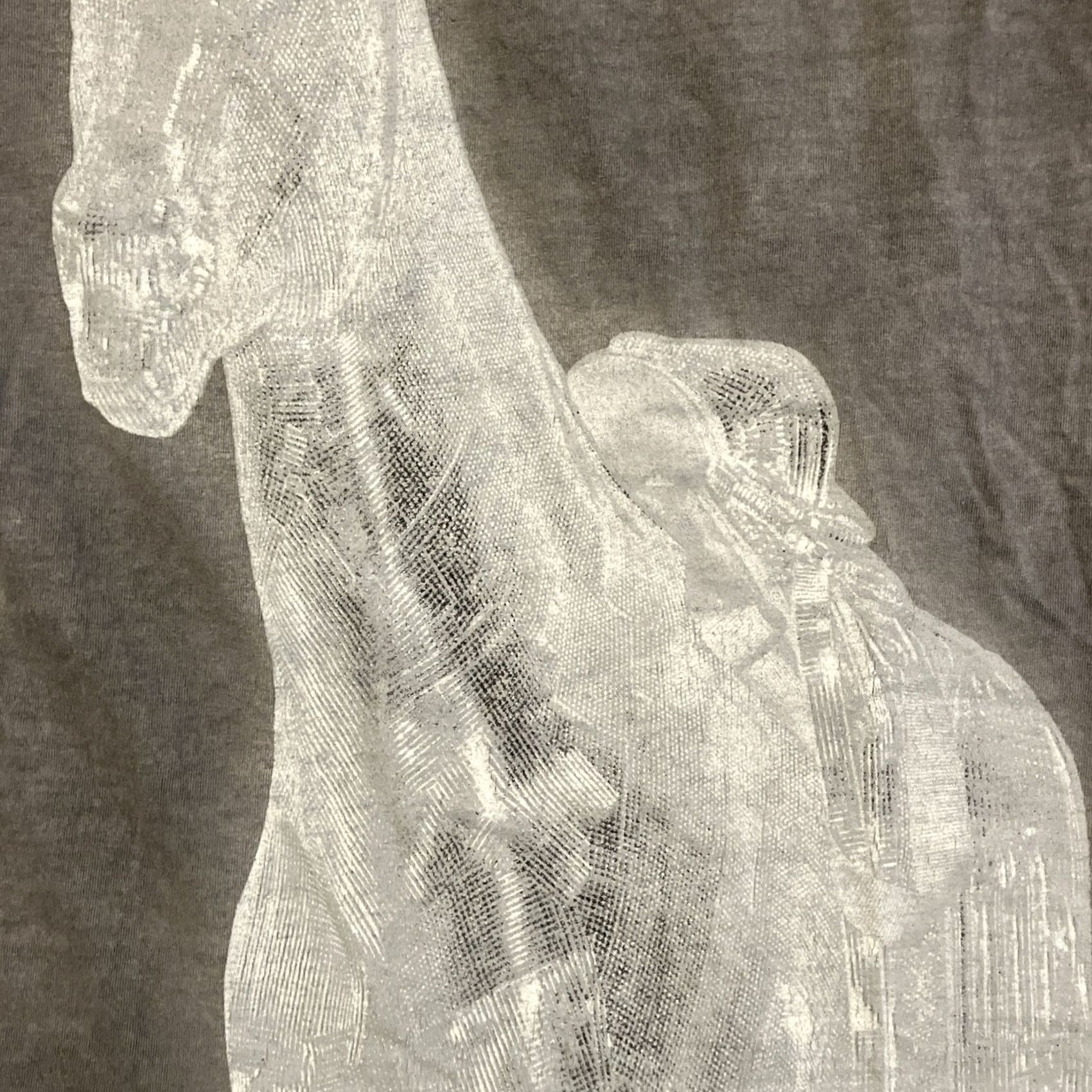 Vintage Beyonce T-Shirt Men Horse 2023 Concert Merch Crew Neck Short Sleeve Gray Canvas Logo Official Renaissance Tour L Size US L / EU 52-54 / 3 - 2 Thumbnail