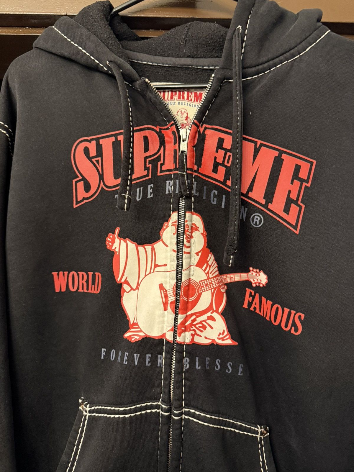 Supreme × True Religion Supreme True Religion Zip Up Hoodie Size Large Size US L / EU 52-54 / 3 - 3 Thumbnail