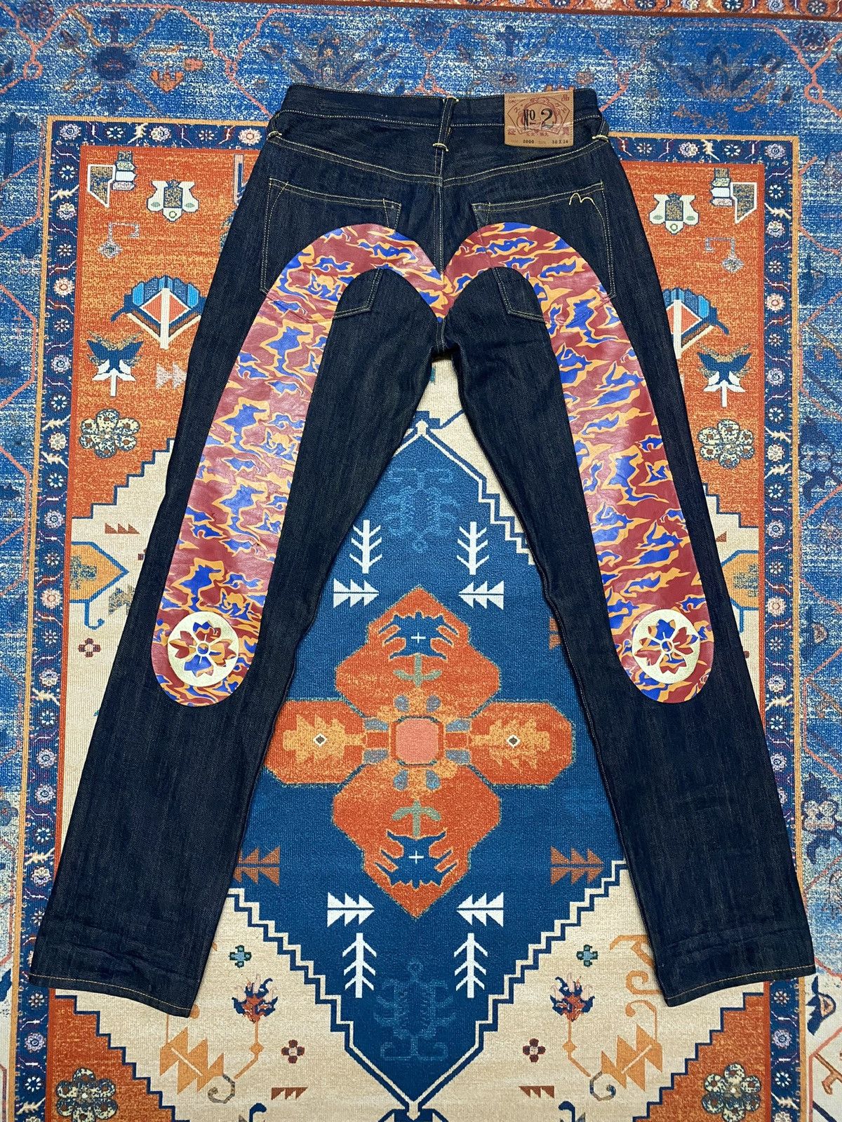 Denime × Evisu × Japanese Brand Evisu Daicock Lot.2000 Size US 30 / EU 46 - 8 Thumbnail