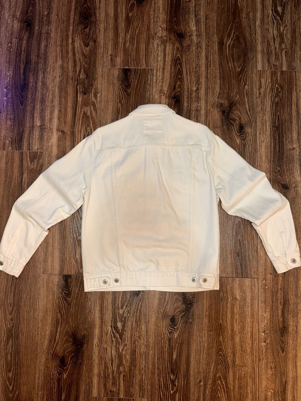 Forever 21 Forever 21 White Denim Jacket Size US L / EU 52-54 / 3 - 3 Thumbnail